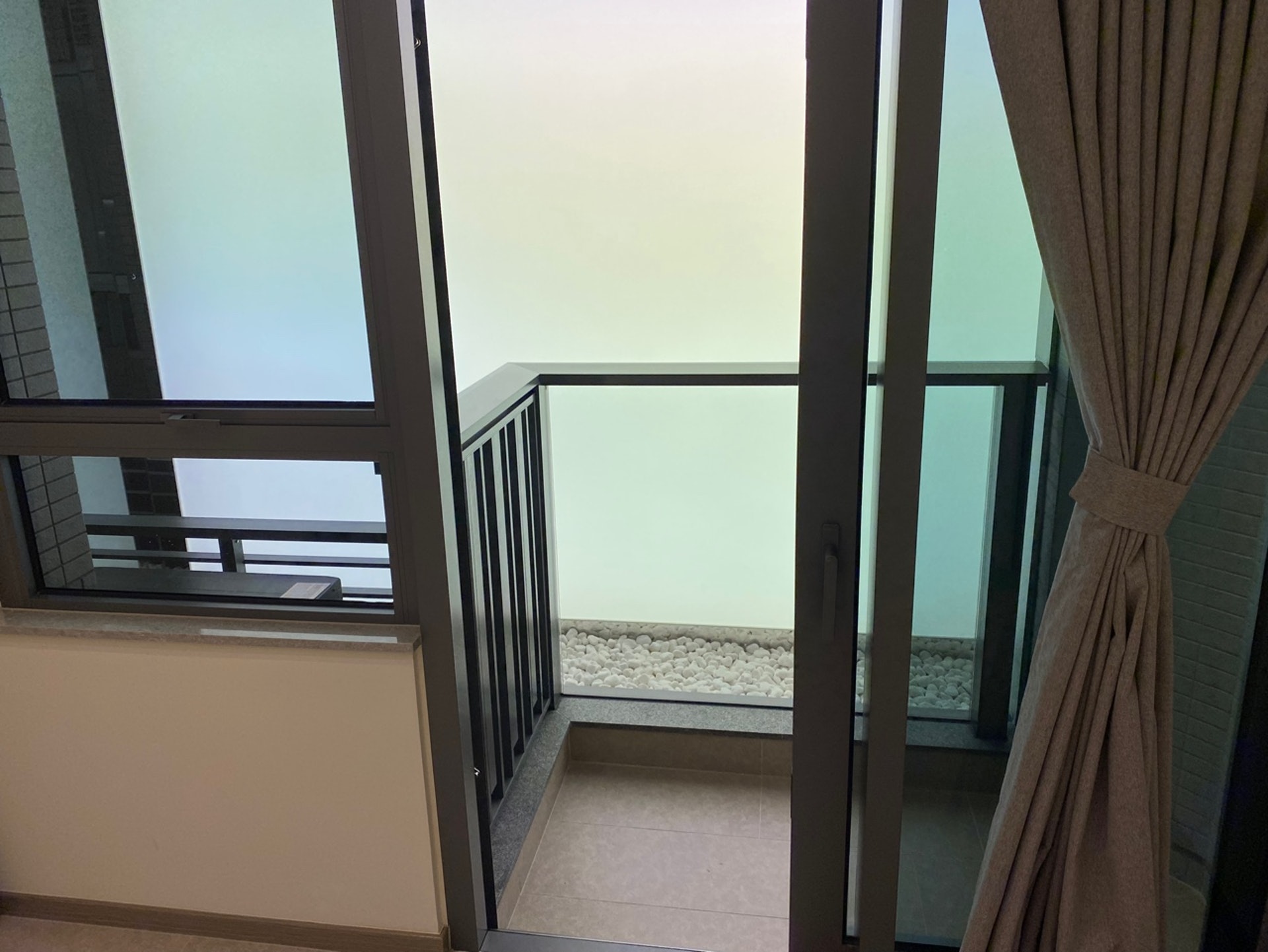 大廳連接露台。(陳芷晴攝) 大廳連接露台。(陳芷晴攝)