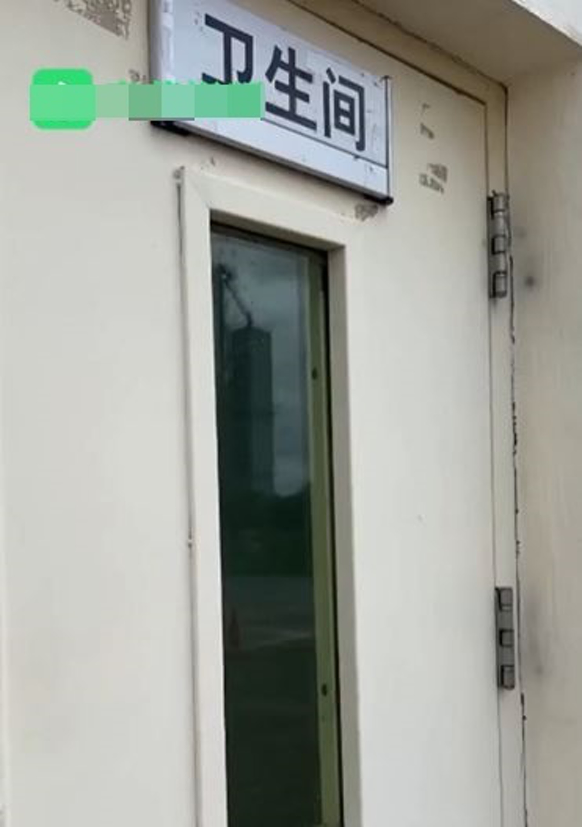 涉事廁所。(影片截圖) 涉事廁所。(影片截圖)