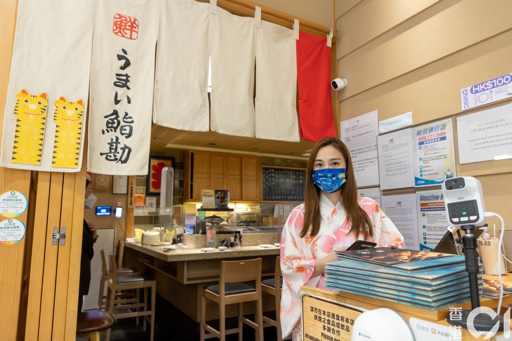 梁茵表示自己需要工作，也會認真地工作。（葉志明攝）