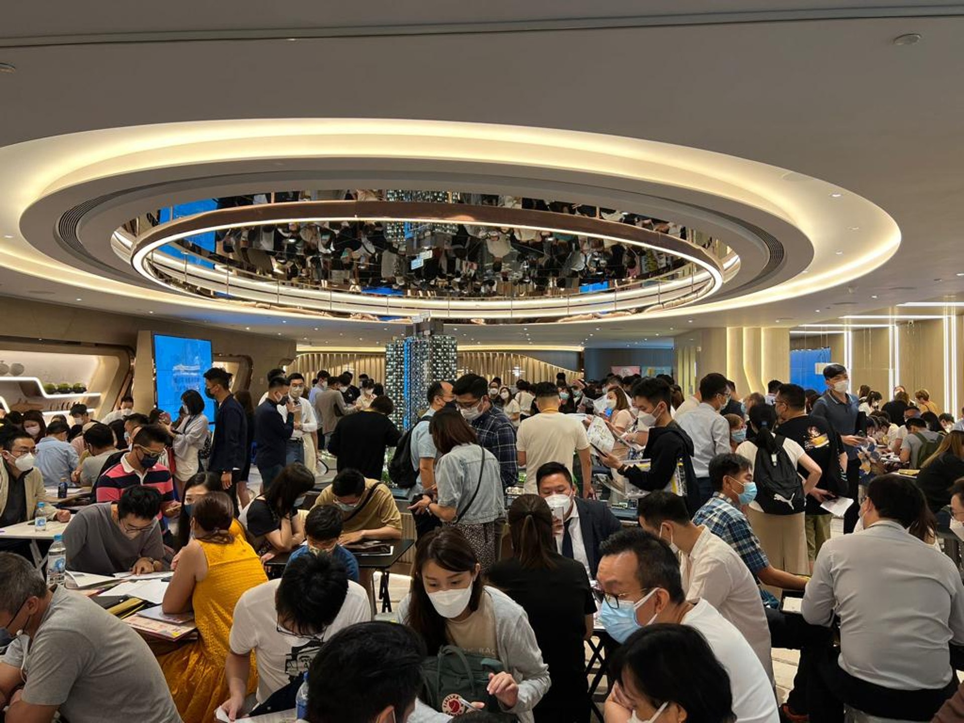 NOVO LAND售樓處。 NOVO LAND售樓處。