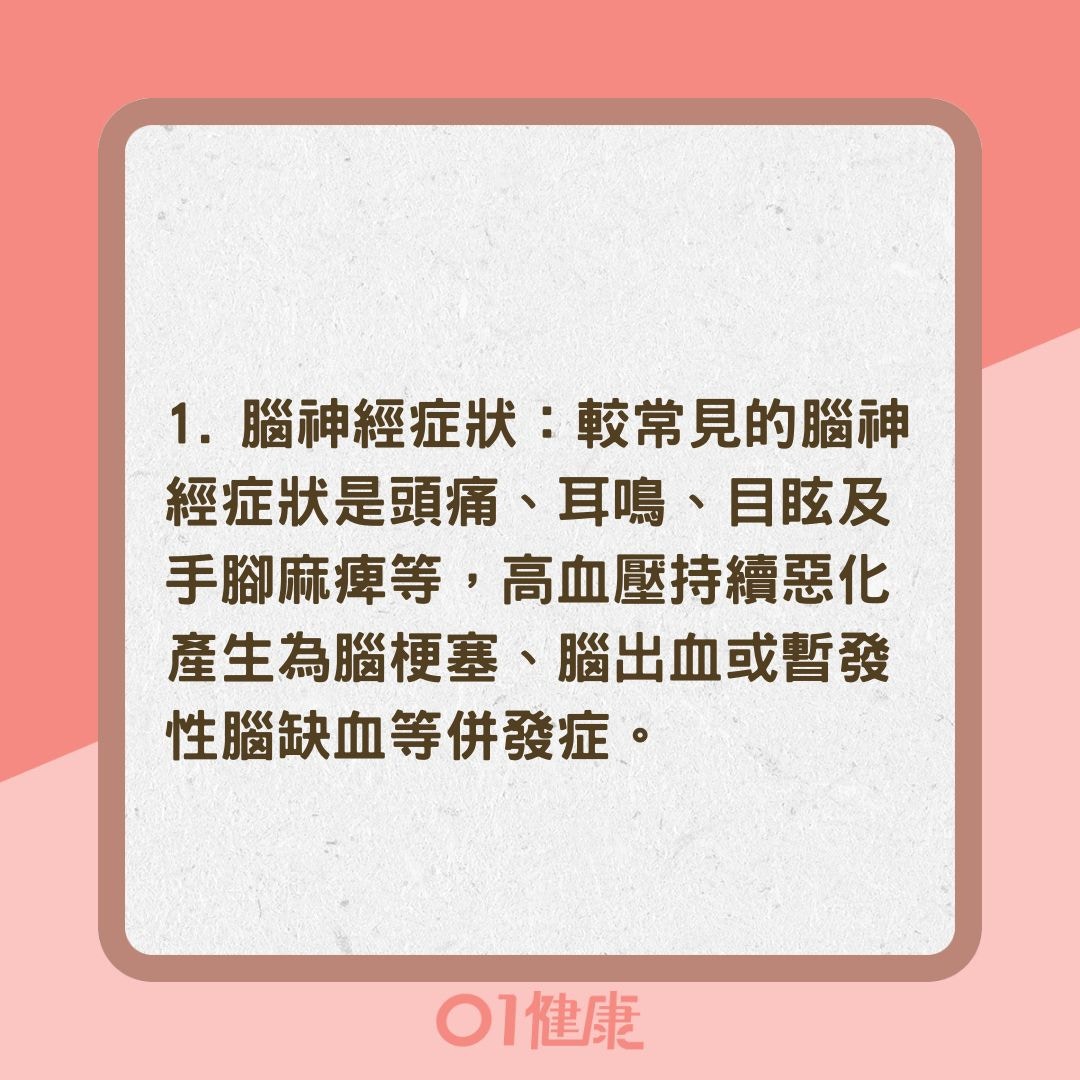 高血壓會引起哪些併發症？（01製圖）