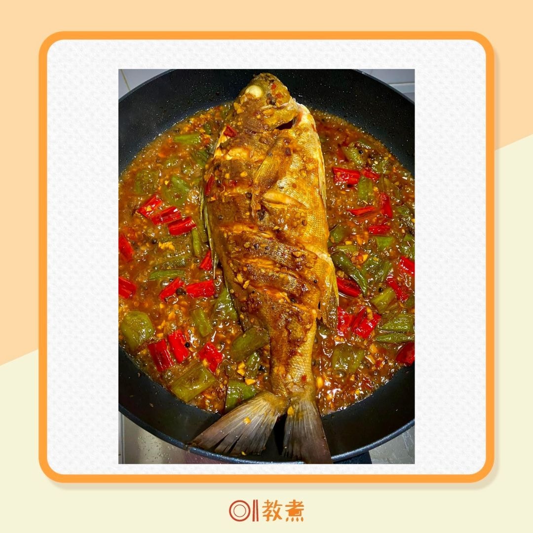 水煮魚食譜 四川水煮魚家常版加茄醬 醃魚免先煮下鍋前多做1步