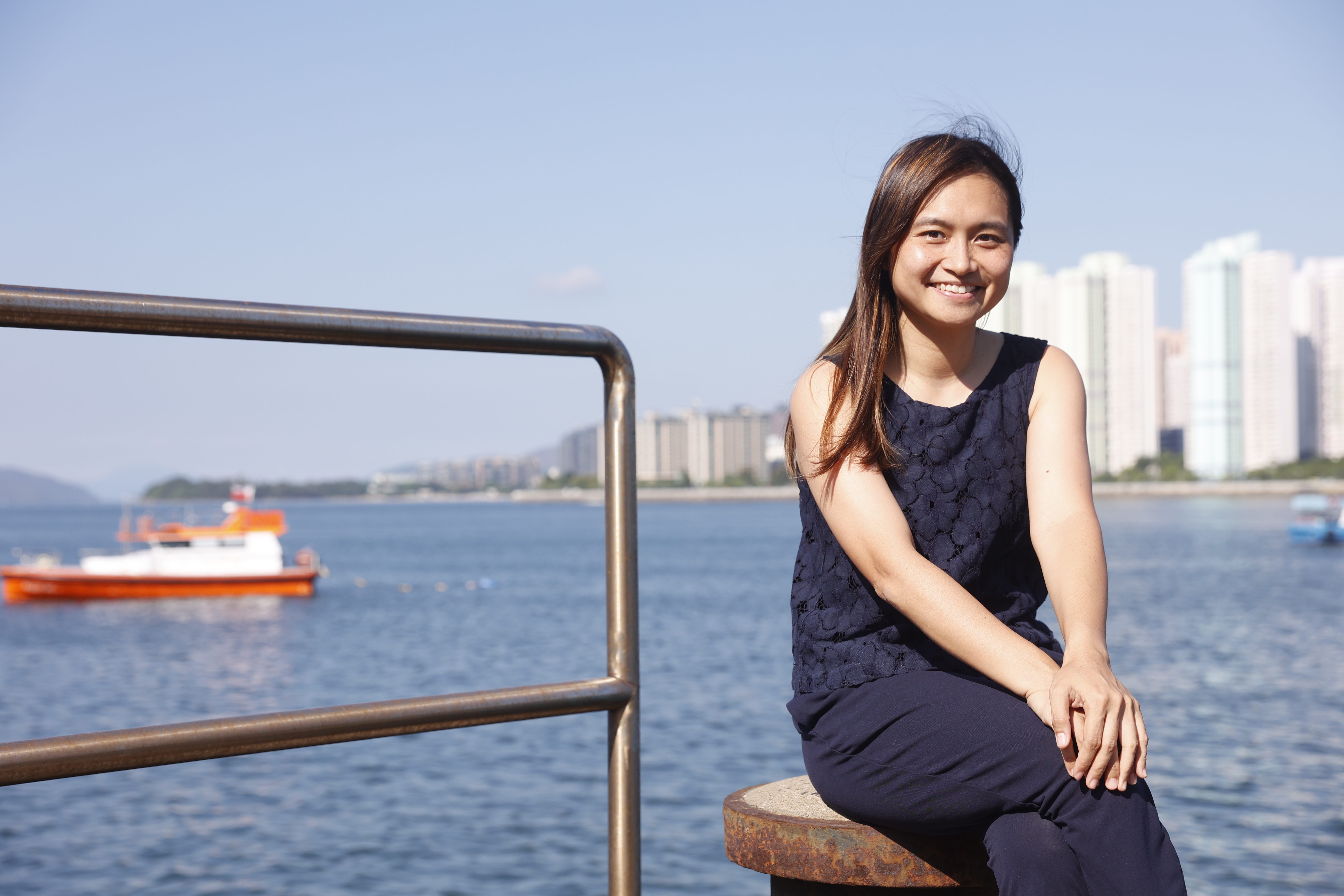 「啲魚食唔食得㗎？」這是珊瑚學院外展計劃創辦人及中文大學生命科學學院研究助理教授崔佩怡小時候對海洋的印象。（陳葦慈攝）