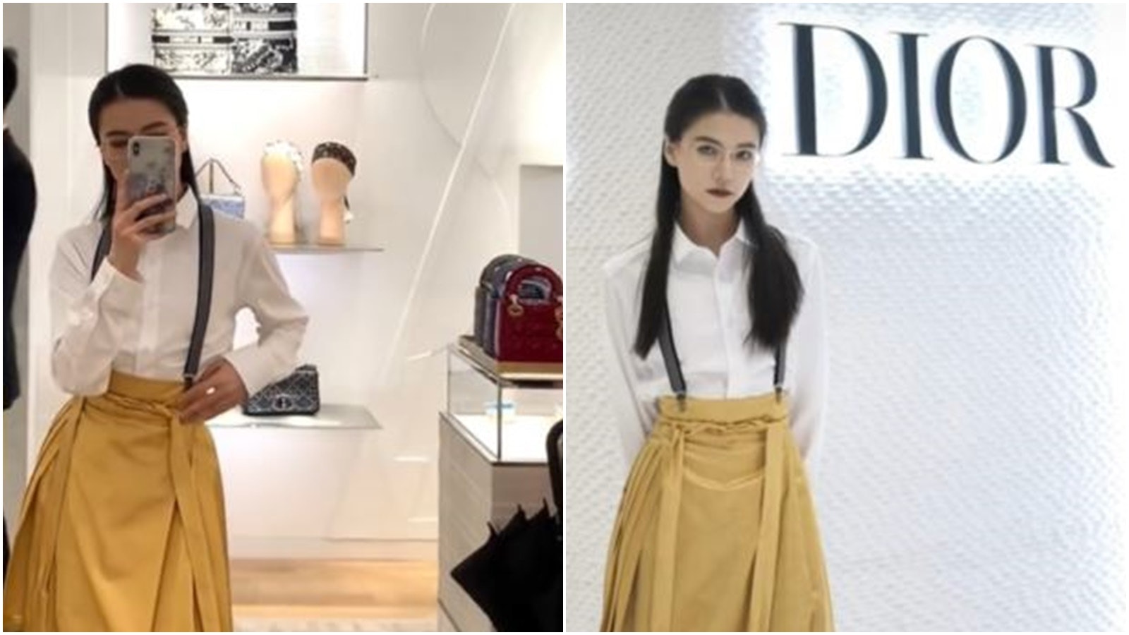 杭州女穿馬面裙到dior店拍攝抗議網民批騙流量 綁架別人道德觀 杭州女穿馬面裙到dior店拍攝抗議網民批騙流量 綁架別人道德觀