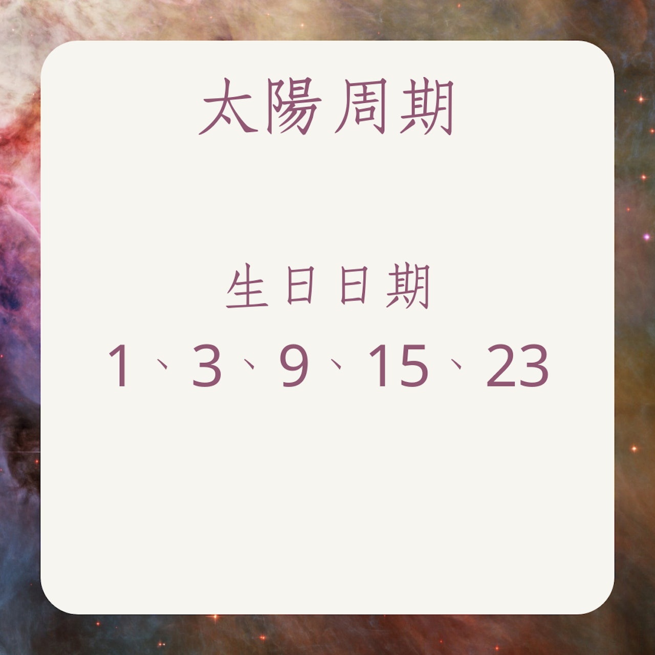 8個星球周期預測全年運勢(01製圖) 8個星球周期預測全年運勢(01製圖)