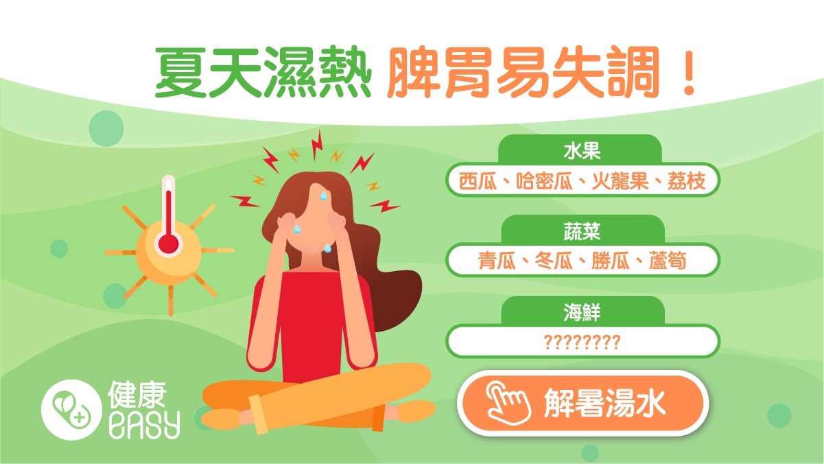 消暑｜吃對食物也能改運？5大食材開脾健胃　讓身體保持水分充足