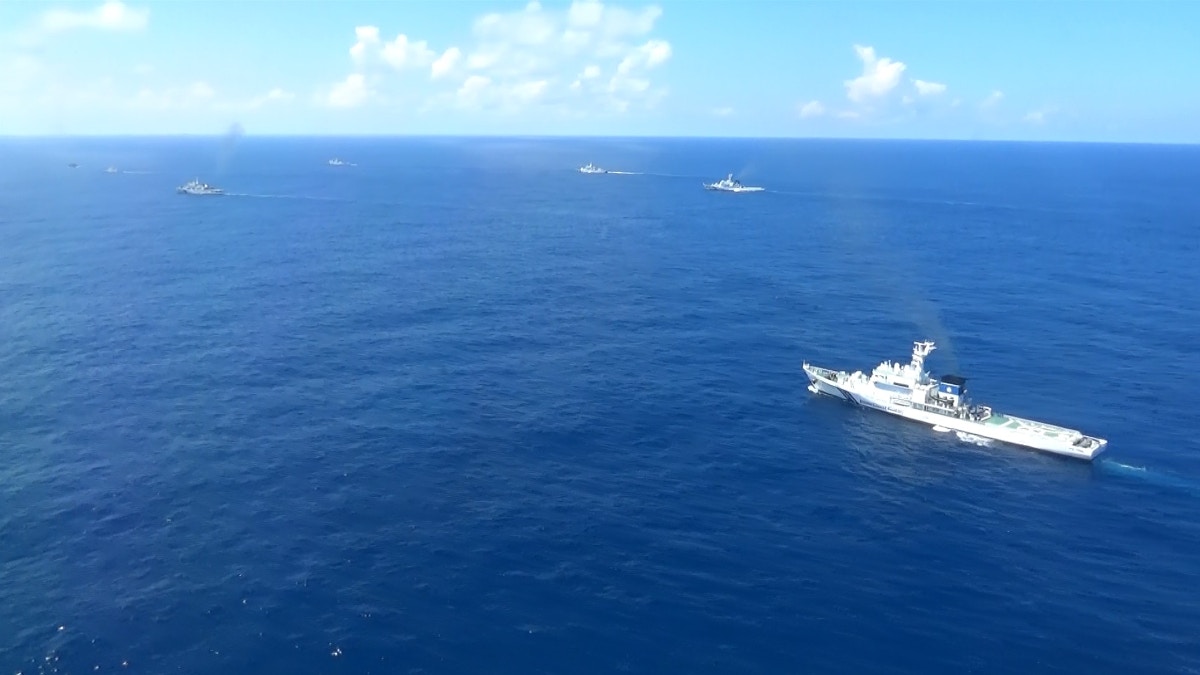 中國2海警船出現釣魚島海域日本要求駛離