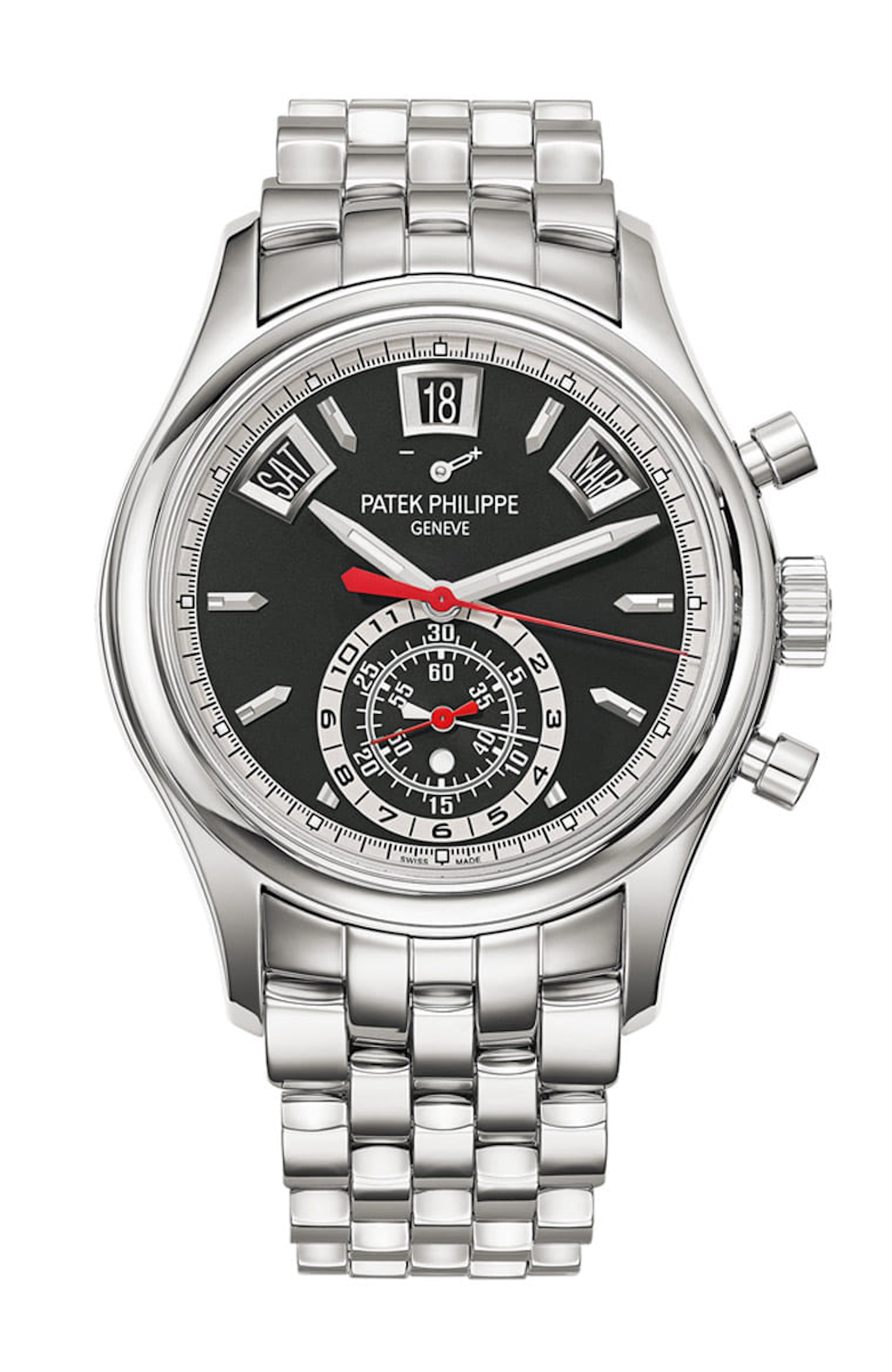 5960/1A-010年曆計時碼錶。(PATEK PHILIPPE官網) 5960/1A-010年曆計時碼錶。(PATEK PHILIPPE官網)