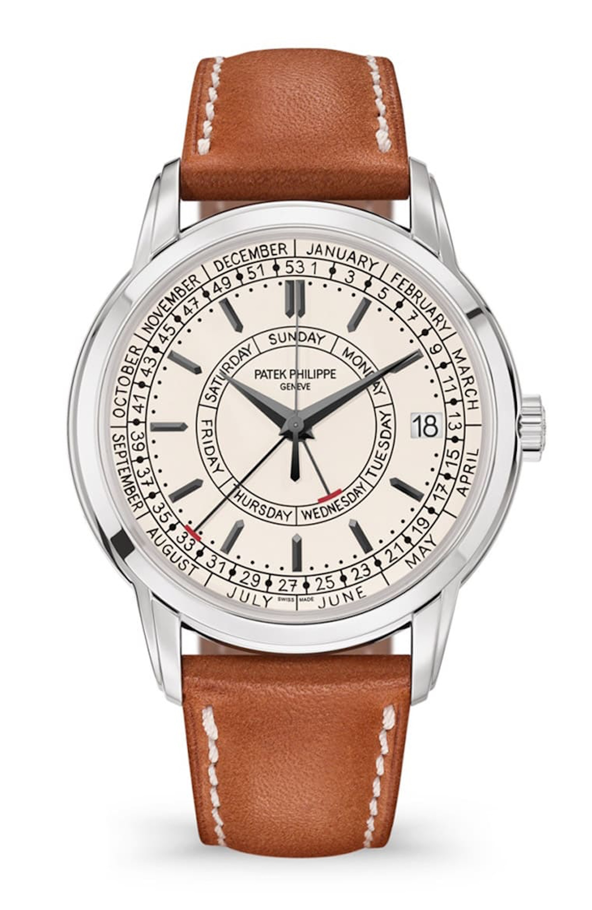 5212A-001週曆手錶。(PATEK PHILIPPE官網) 5212A-001週曆手錶。(PATEK PHILIPPE官網)