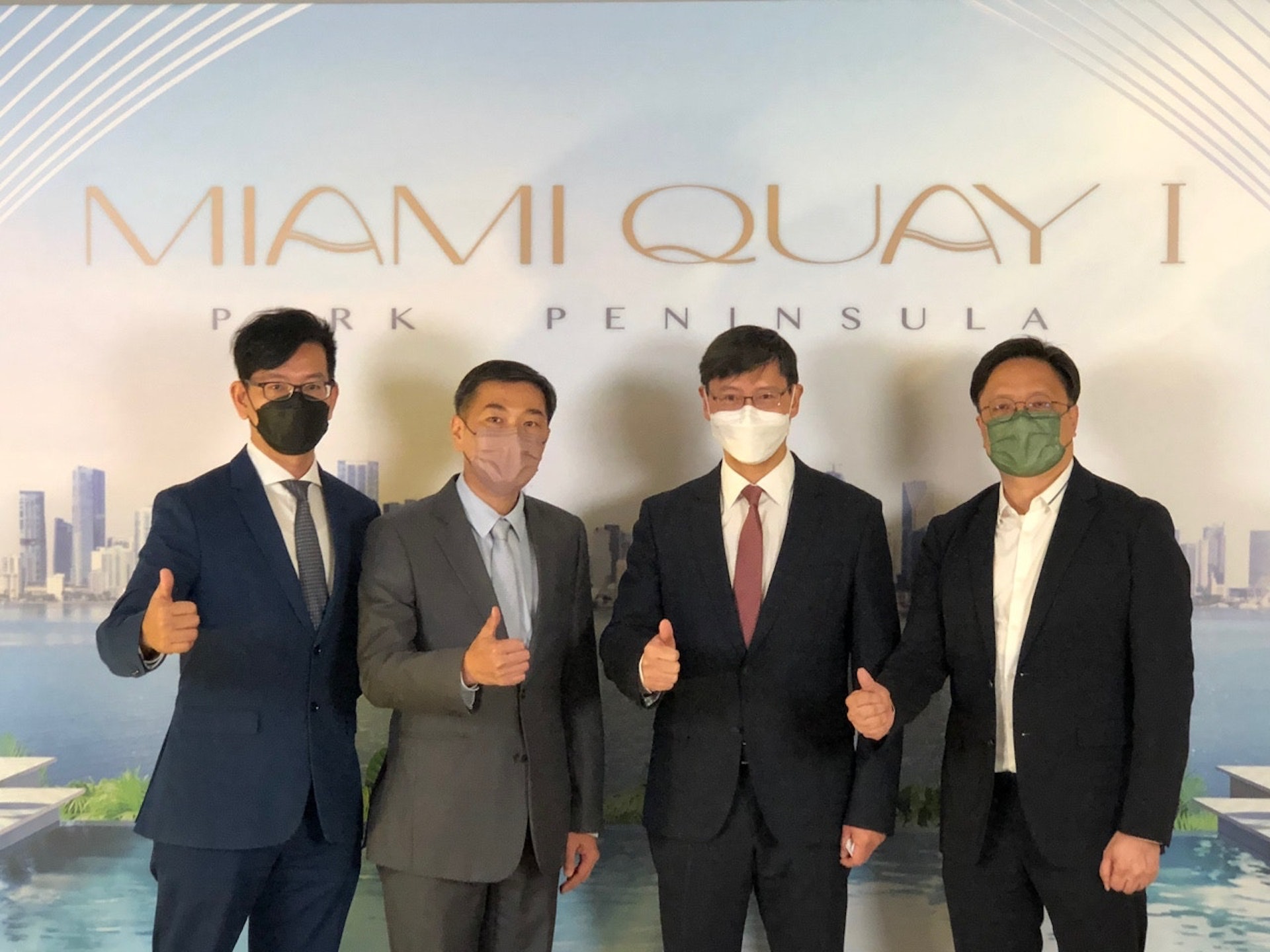 MIAMI QUAY I 由會德豐地產、恒地(0012)、新世界發展(0017)及帝國集團合作發展。 MIAMI QUAY I 由會德豐地產、恒地(0012)、新世界發展(0017)及帝國集團合作發展。
