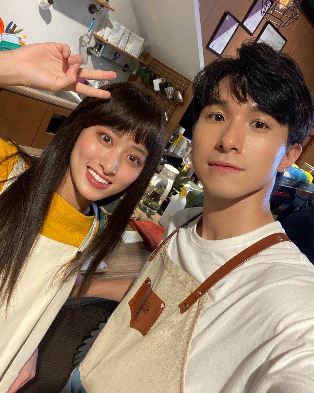 鄭靚歆為拍劇恢復女裝打扮，網民才驚覺原來她是個靚女。（IG@jinjin_c）