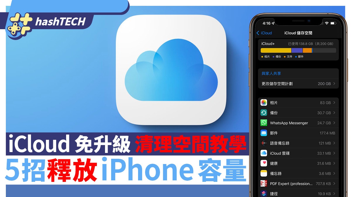 iCloud免升級清理空間教學|5招釋放iPhone容量!iOS16刪相超方便 iCloud免升級清理空間教學|5招釋放iPhone容量!iOS16刪相超方便