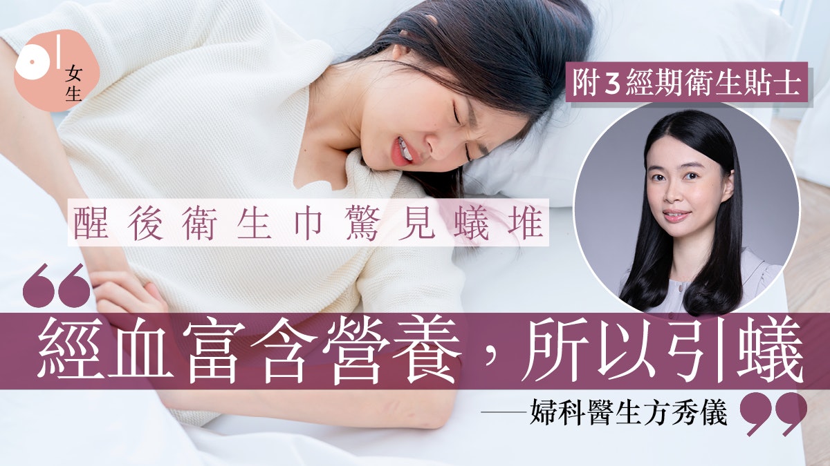 台女驚見螞蟻堆滿大腿、衛生巾 婦科醫生親解「經血引蟻」迷思 台女驚見螞蟻堆滿大腿、衛生巾 婦科醫生親解「經血引蟻」迷思
