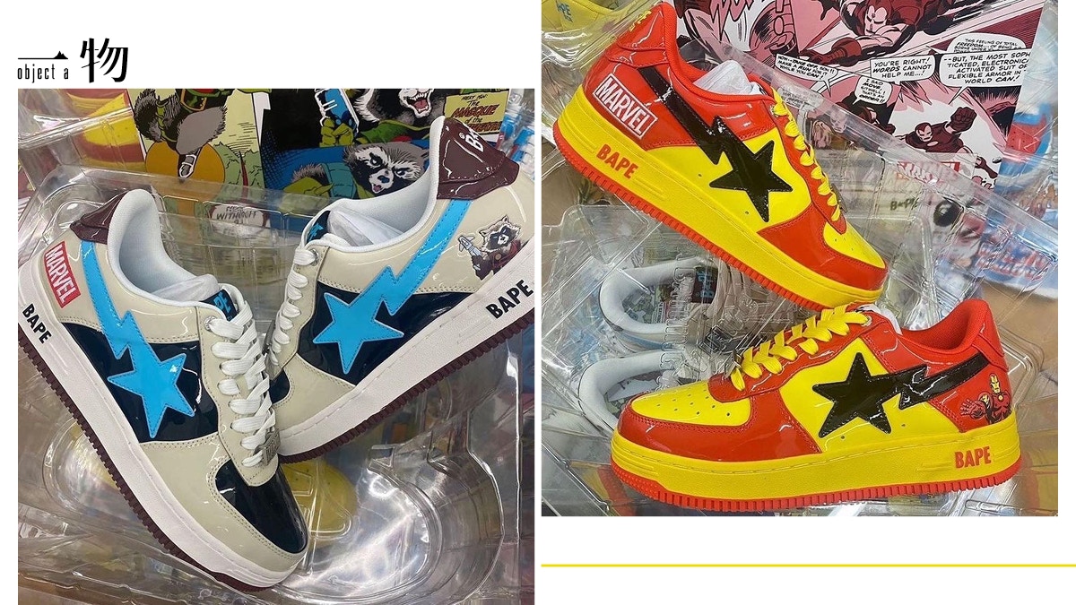 BAPE再度聯乘Marvel BAPE STA系列Iron Man、Hulk全新形象示人