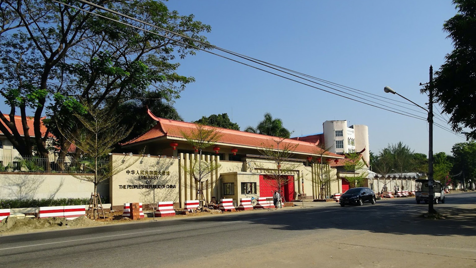 中國駐緬甸大使館,位於仰光。(Dennis Lo / Google Map) 中國駐緬甸大使館,位於仰光。(Dennis Lo / Google Map)
