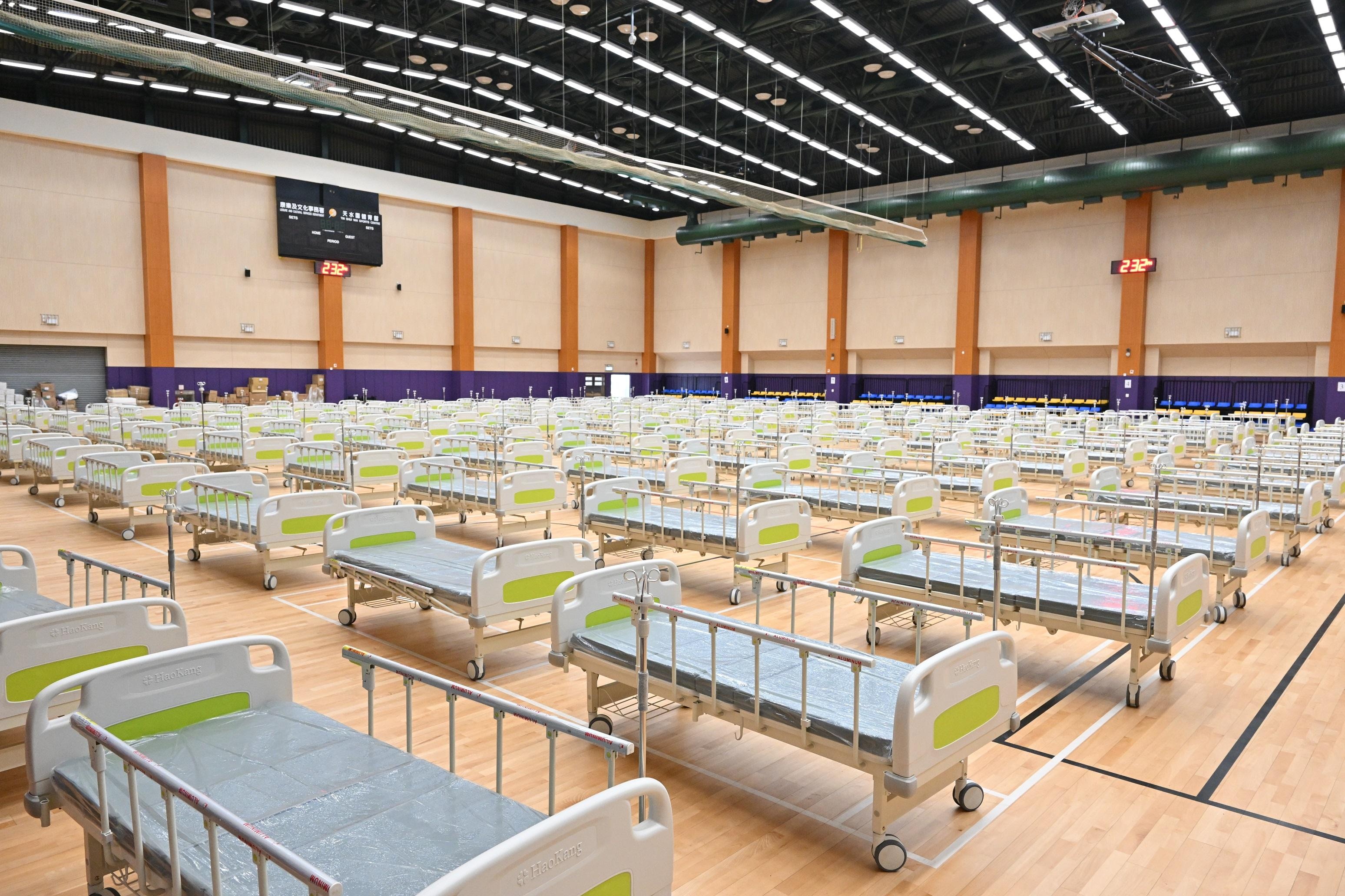 天水圍體育館改裝暫託中心8.25啟用　接收輕症或無症狀確診長者