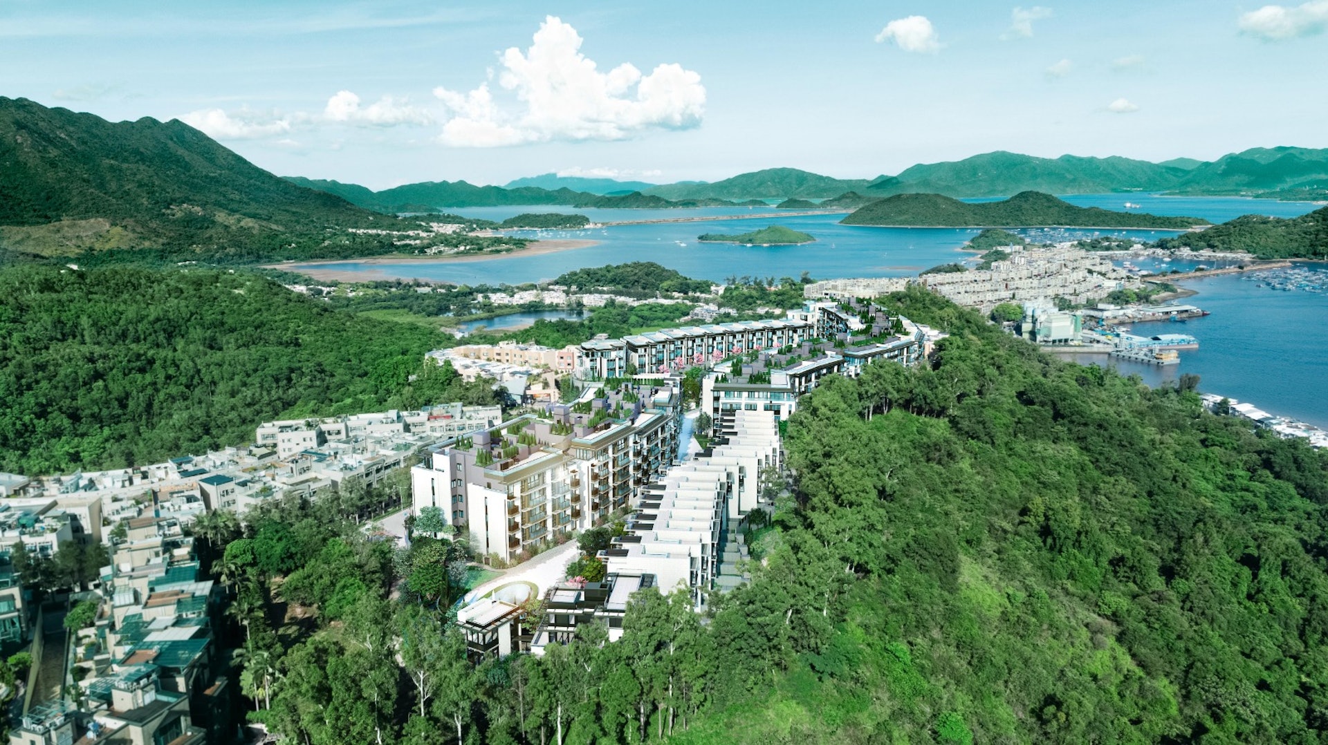 林海山城合共提供262伙,屬低密度設計。 林海山城合共提供262伙,屬低密度設計。
