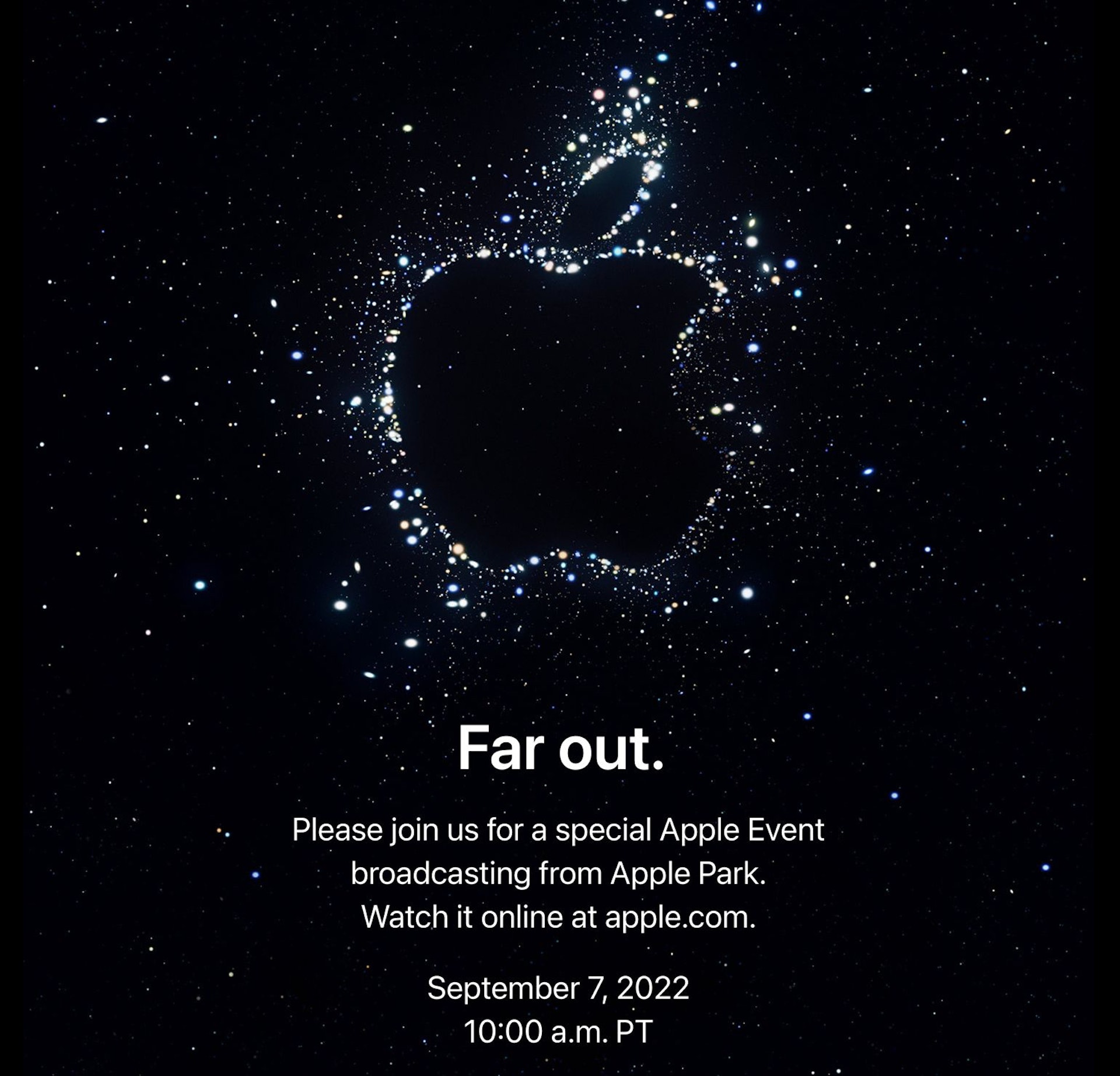 Apple終於正式公布將會在9月7日(9月8日香港時間),舉行今年秋季發布會。 Apple終於正式公布將會在9月7日(9月8日香港時間),舉行今年秋季發布會。