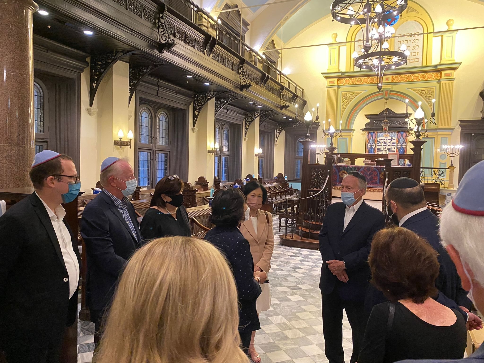 政壇諸事町｜麥美娟與葉劉淑儀參觀猶太教堂了解宗教儀式