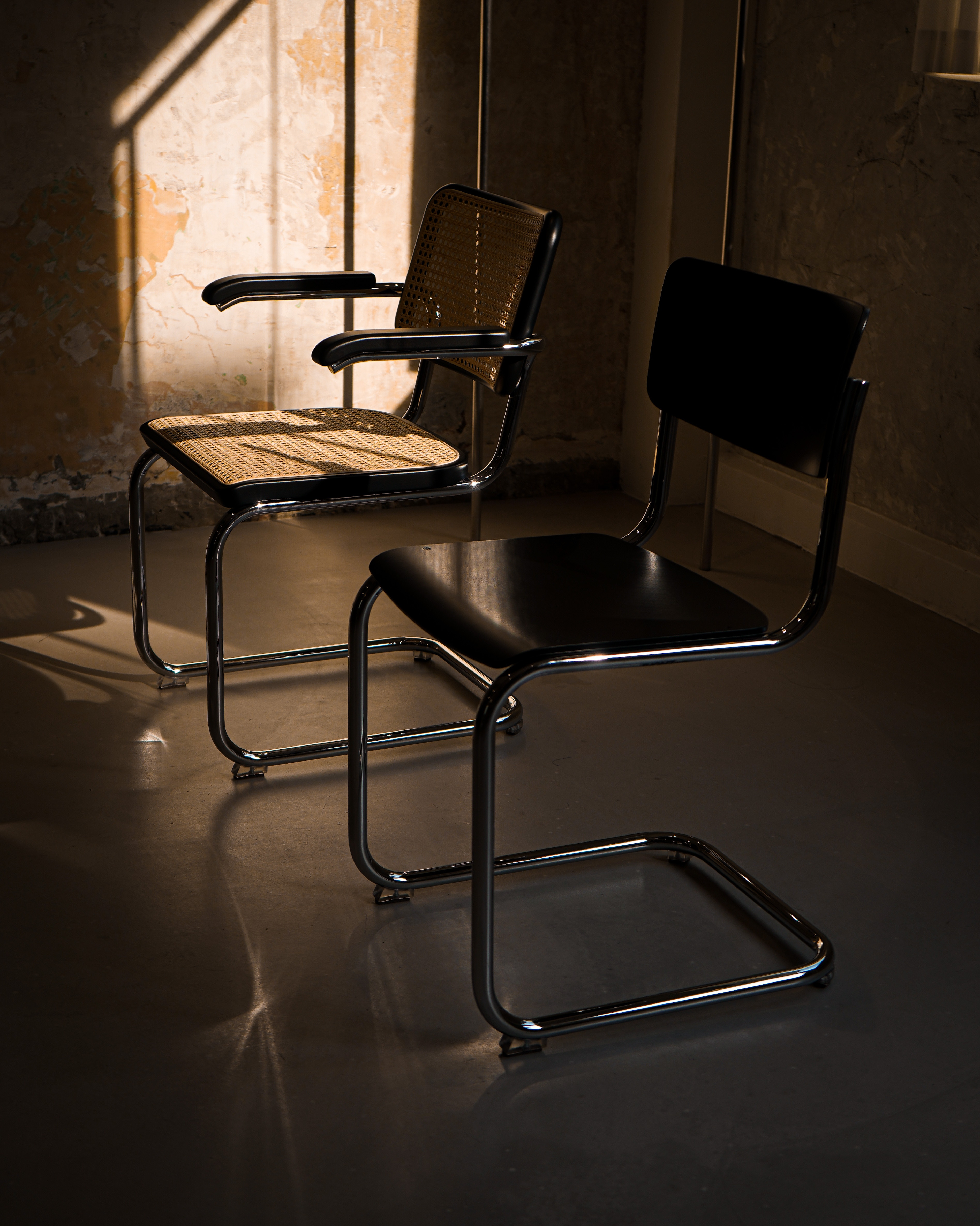 希少】BAUHAUS THONET postmodern ヴィンテージ 4脚 希少】BAUHAUS