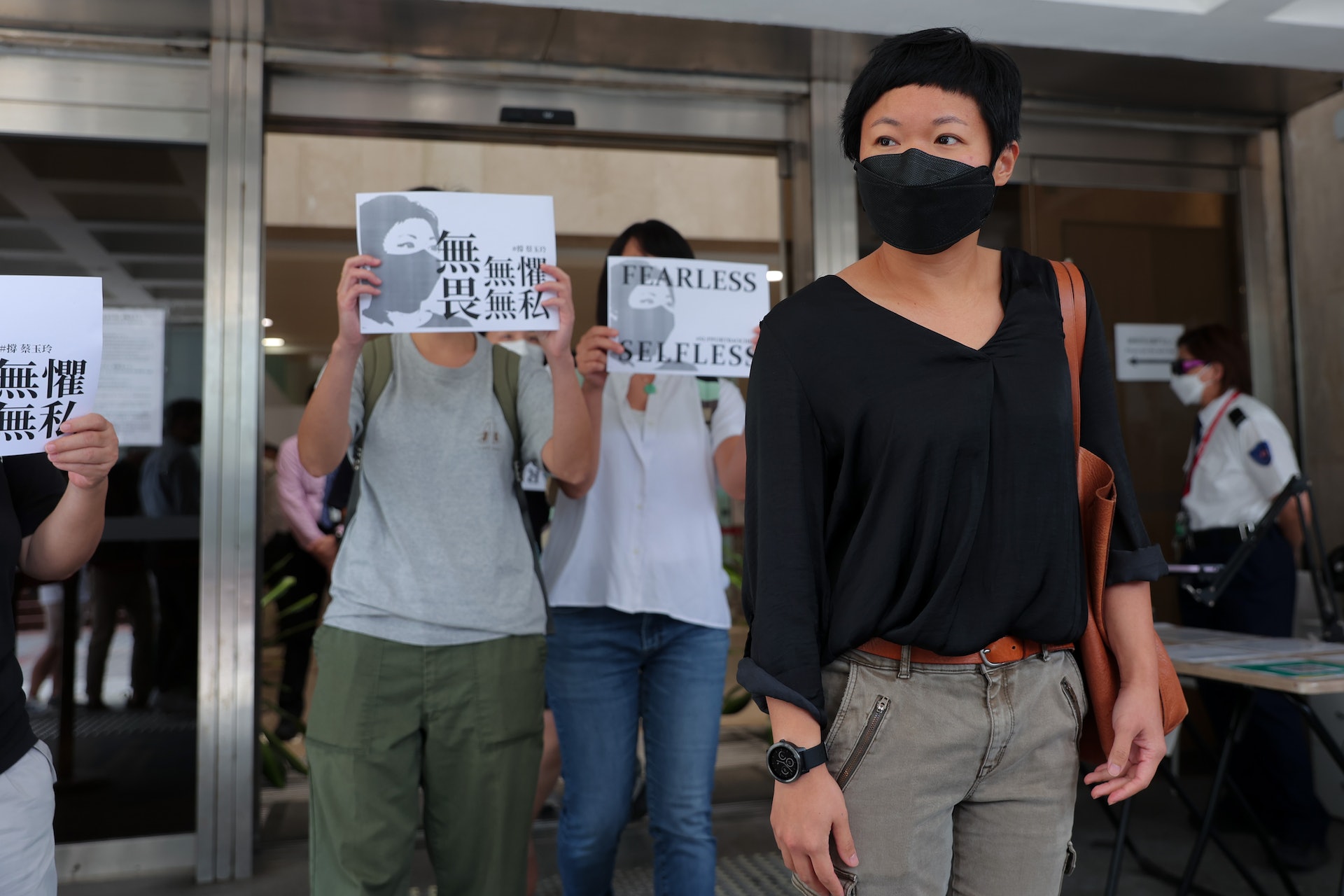 蔡玉玲指上訴不只為自己,期望能為本港新聞業界及新聞自由出一分力,會平常心看待上訴裁決。(夏家朗攝) 蔡玉玲指上訴不只為自己,期望能為本港新聞業界及新聞自由出一分力,會平常心看待上訴裁決。(夏家朗攝)