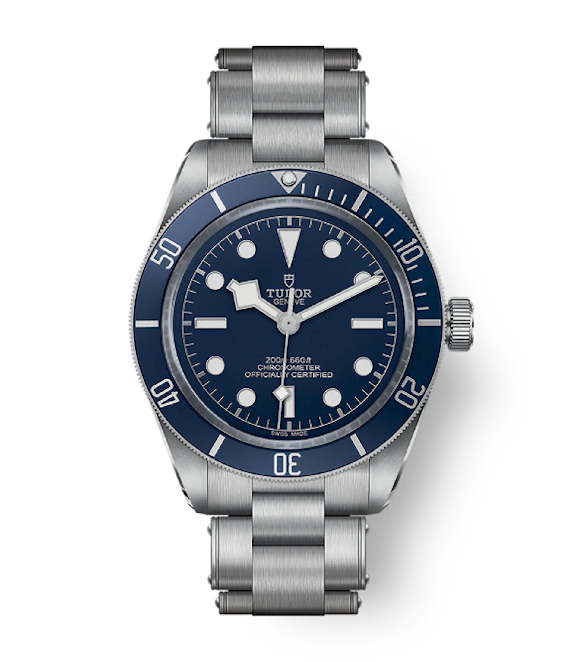 TUDOR 帝舵藍面Black Bay 58目前國外報價約3,100美金(折合約HKD 24,330),三個月來行情下滑3%。(TUDOR) TUDOR 帝舵藍面Black Bay 58目前國外報價約3,100美金(折合約HKD 24,330),三個月來行情下滑3%。(TUDOR)