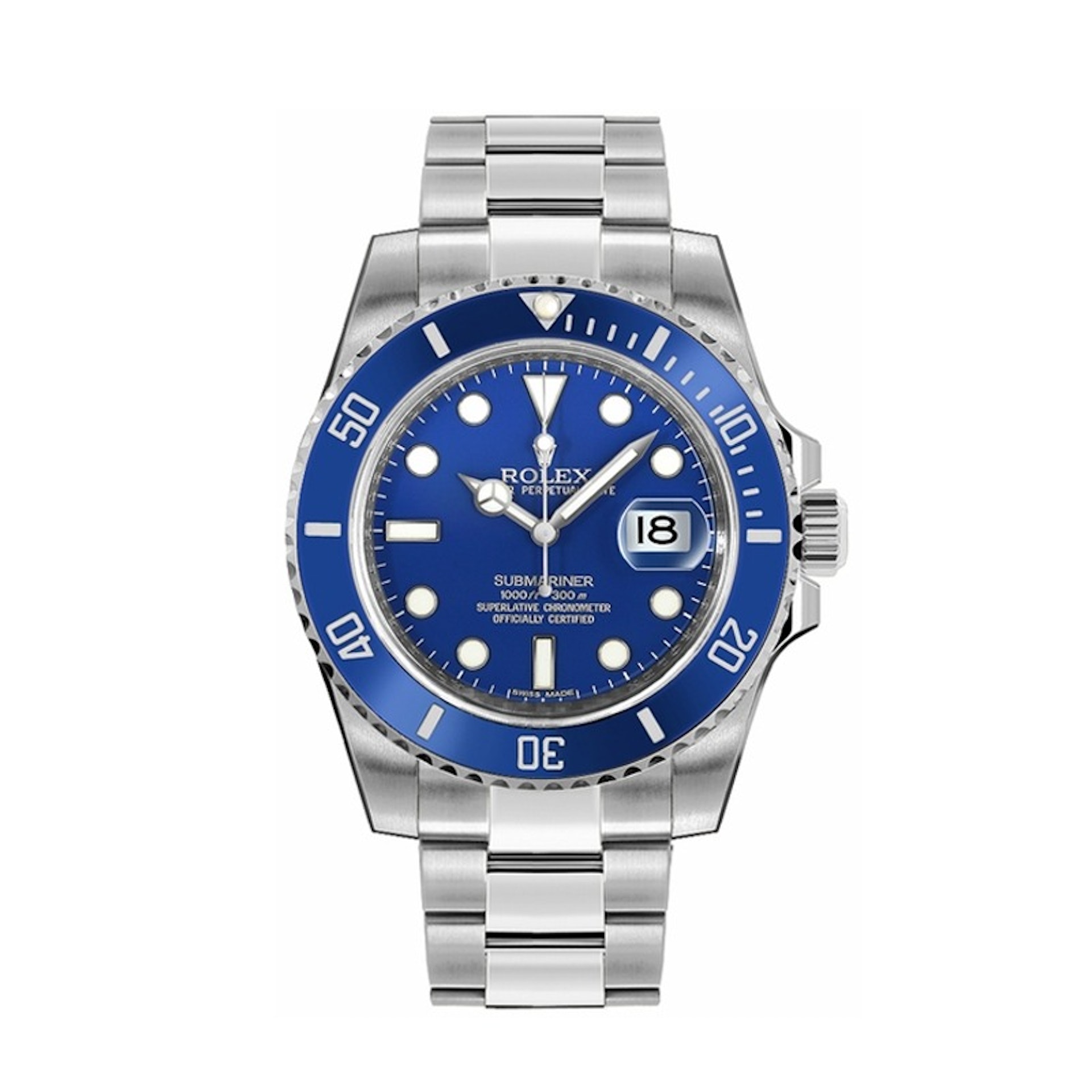 ROLEX 勞力士藍水鬼116619目前國外報價約46,400美金(折合約HKD 364,170),三個月來行情下滑9%。(ROLEX) ROLEX 勞力士藍水鬼116619目前國外報價約46,400美金(折合約HKD 364,170),三個月來行情下滑9%。(ROLEX)