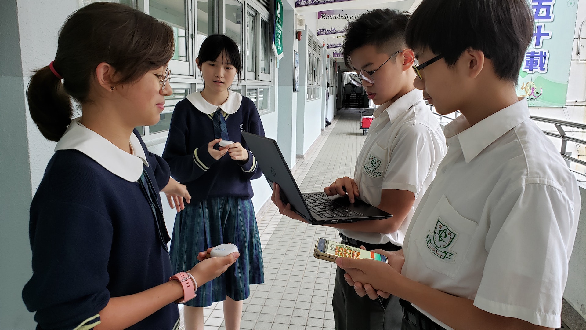 萬鈞匯知中學的STEM課外活動。(萬鈞匯知中學提供) 萬鈞匯知中學的STEM課外活動。(萬鈞匯知中學提供)