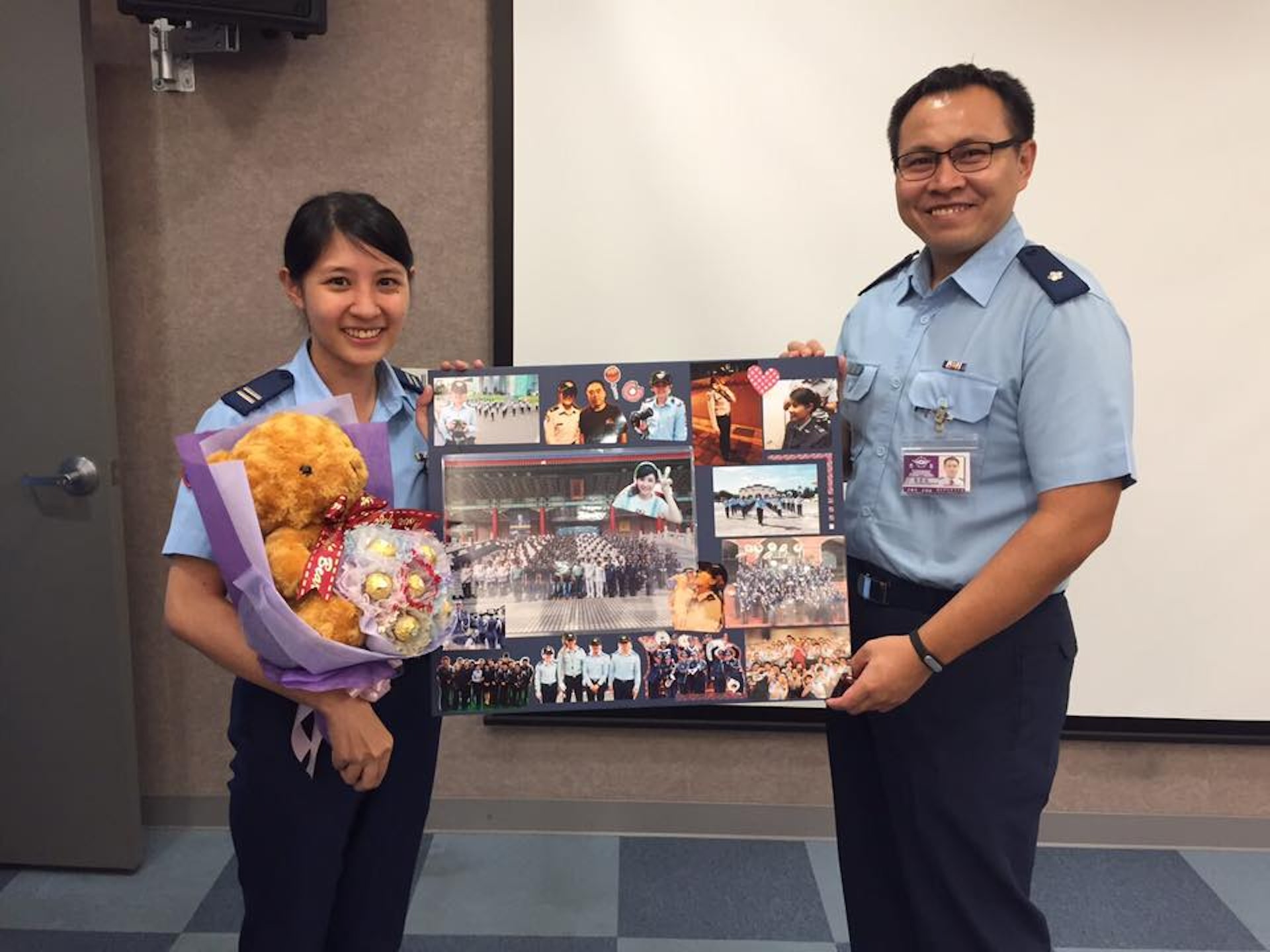 台灣空軍美少女方棱溶（中華民國空軍軍樂隊 Air Force military Band Facebook）