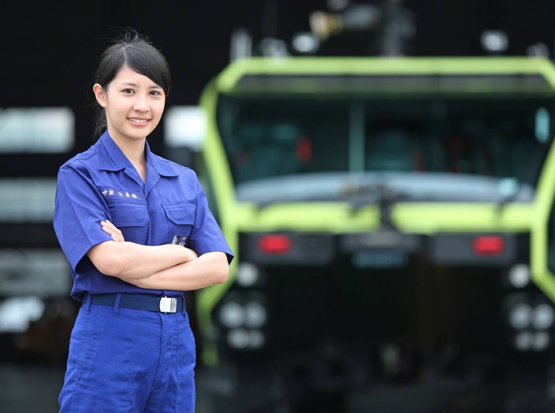 台灣空軍美少女方棱溶（青年日報Facebook）