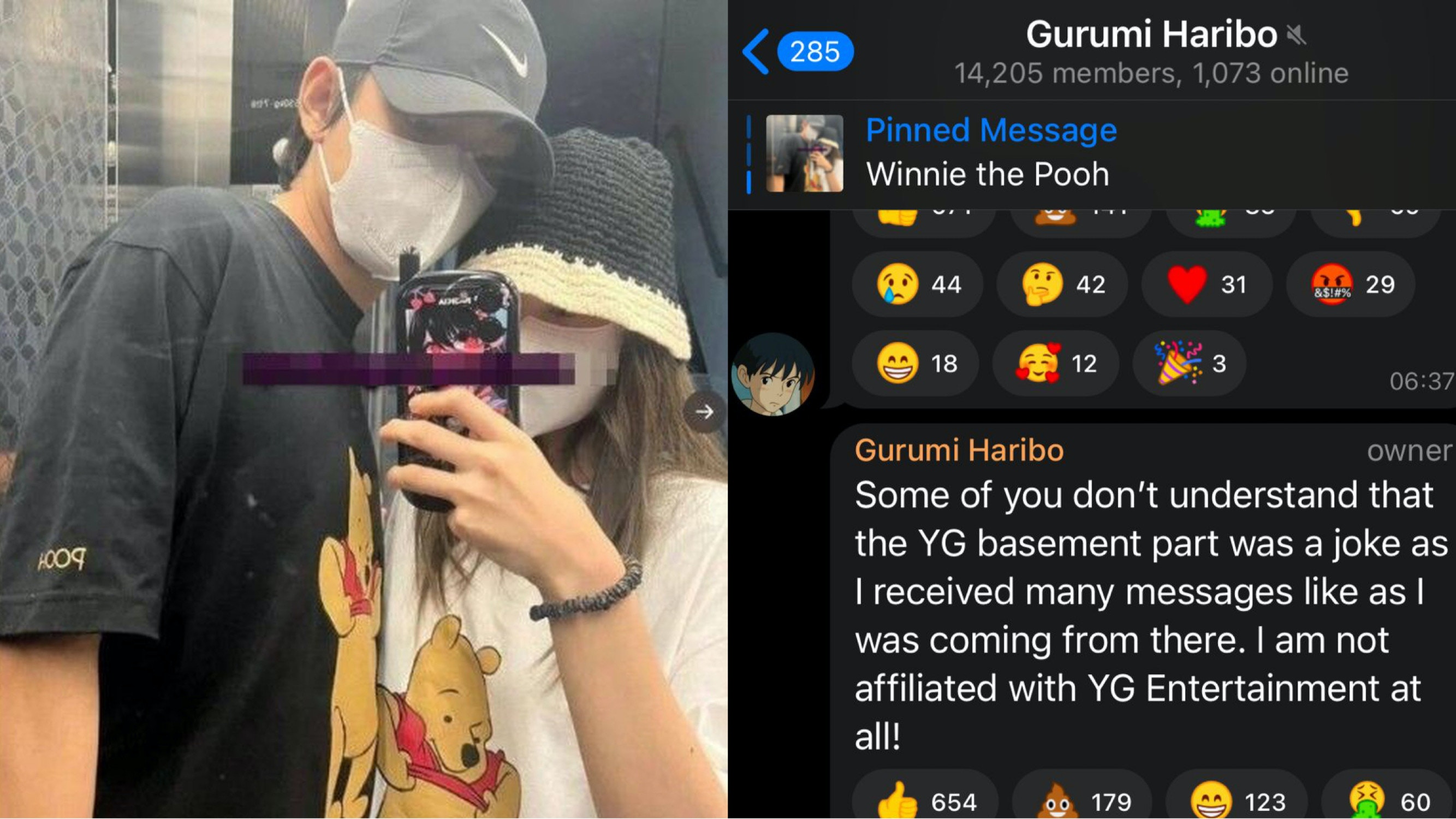 Jennie Blackpink V Bts合照爆料者創tg群組萬五人加入食花生