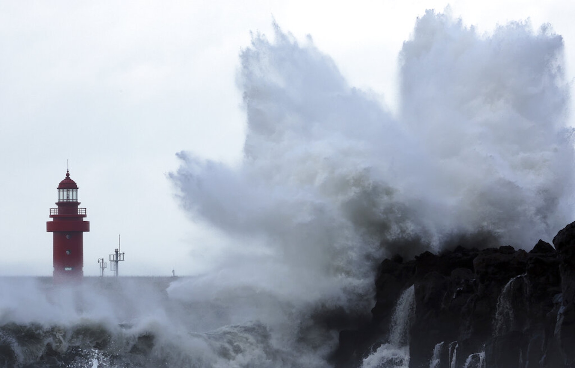 颱風軒嵐諾迫近南韓濟州料早上登陸慶尚南道南岸