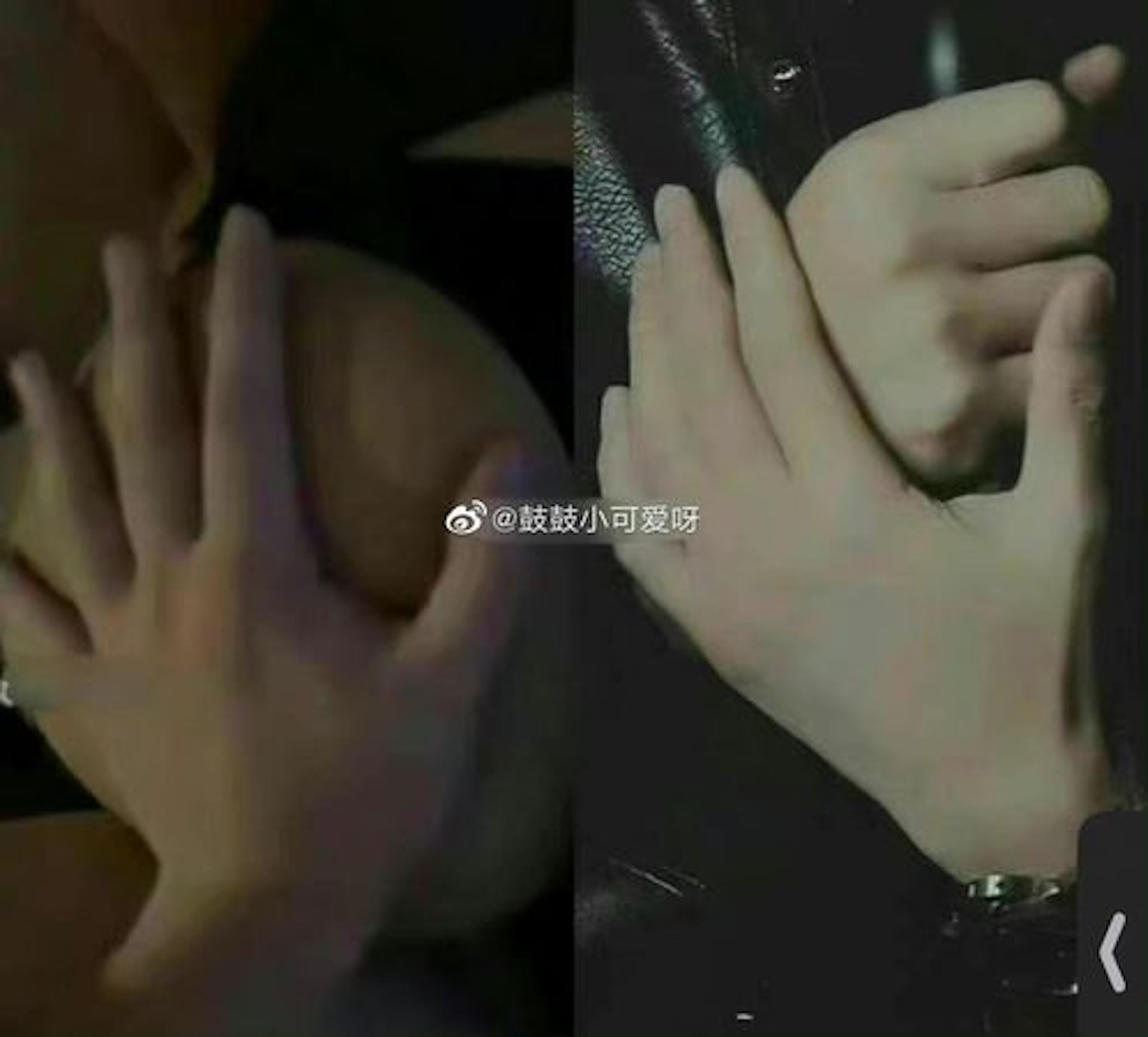 有網民覺得片中男子的身體特徵與李易峰非常相似。(微博圖片)