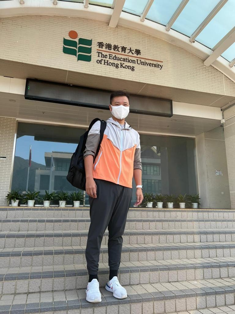 鄭泳舜在教育大學進修。（鄭泳舜Facebook）
