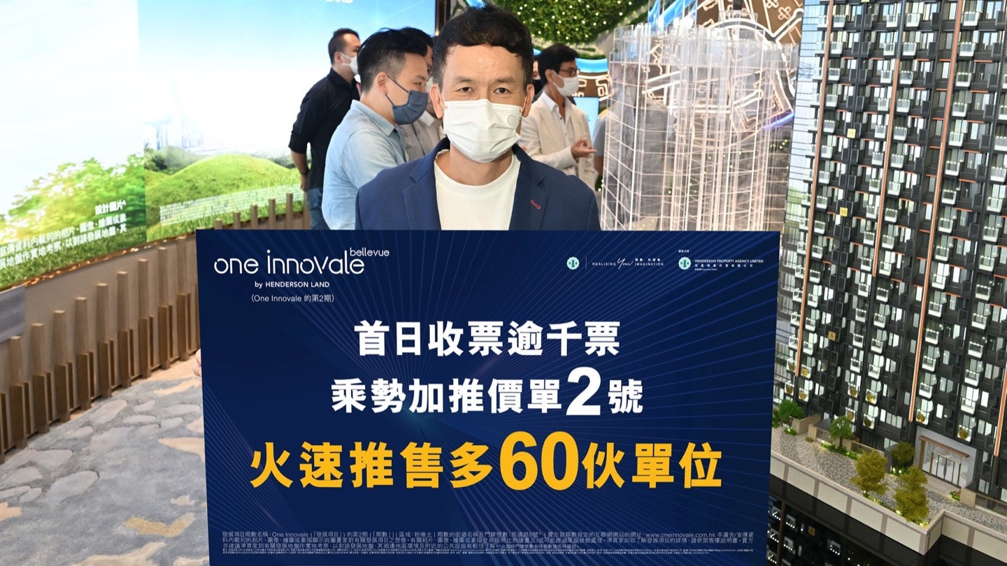 ONE INNOVALE - Bellevue加推60伙 折實均價14613元 ONE INNOVALE - Bellevue加推60伙 折實均價14613元