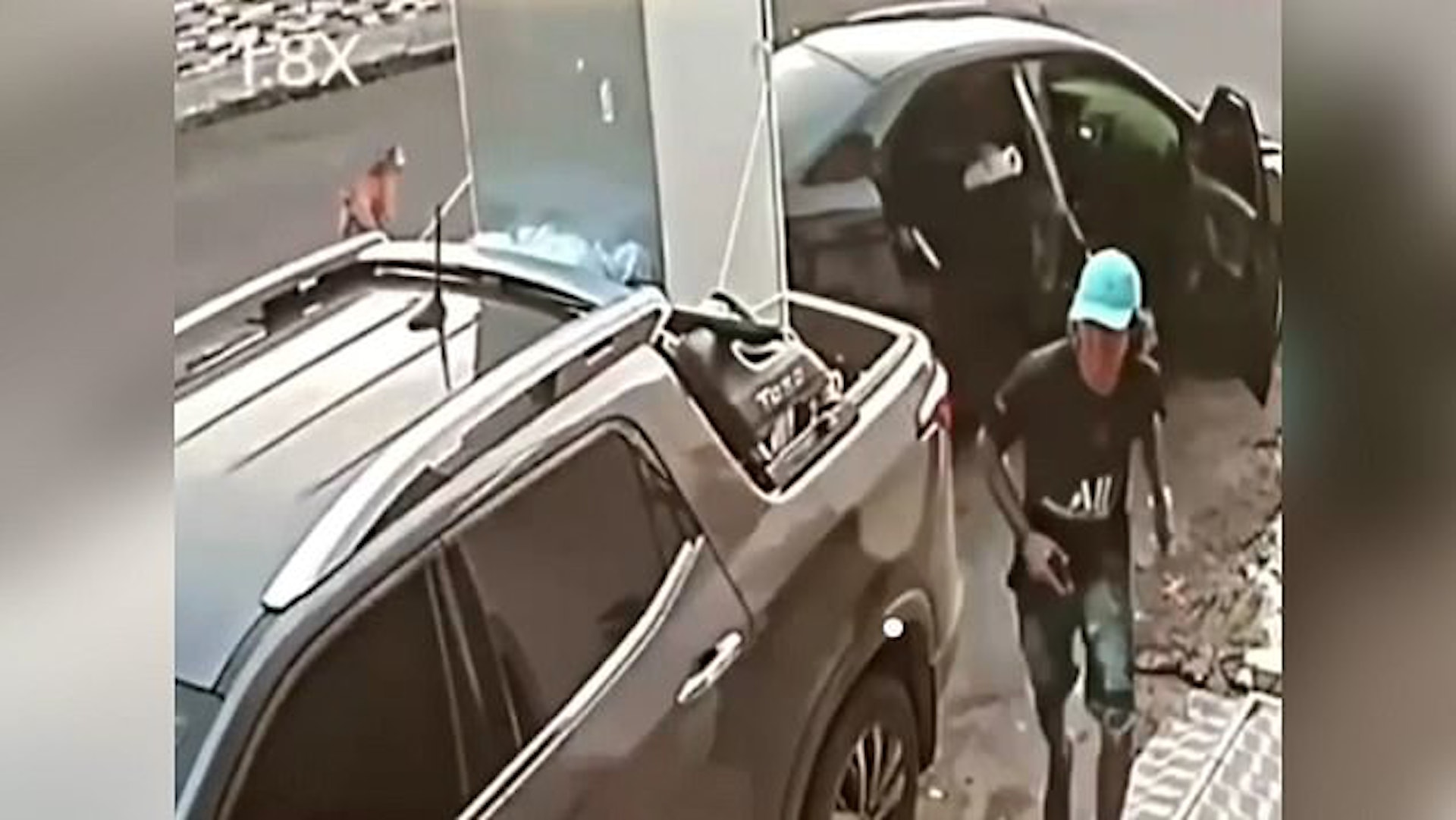 3人的樣貌已被閉路電視拍下,警方正調查案件,以在找出他們的身份及犯案動機。(影片截圖) 3人的樣貌已被閉路電視拍下,警方正調查案件,以在找出他們的身份及犯案動機。(影片截圖)