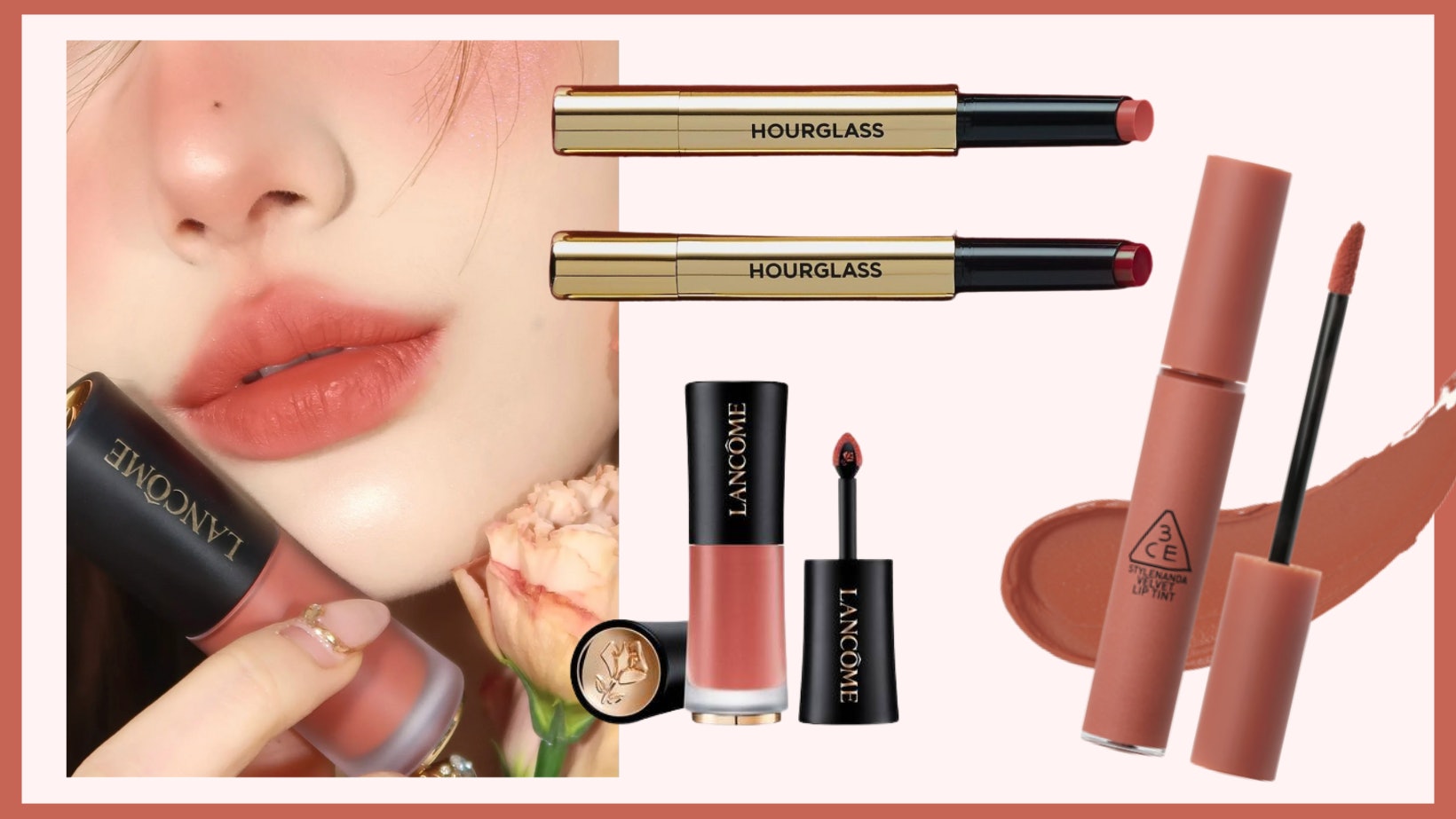 7支不挑膚色的唇膏 唇彩lancome Ysl秒顯白 Hourglass可豐唇 7支不挑膚色的唇膏 唇彩lancome Ysl秒顯白 Hourglass可豐唇