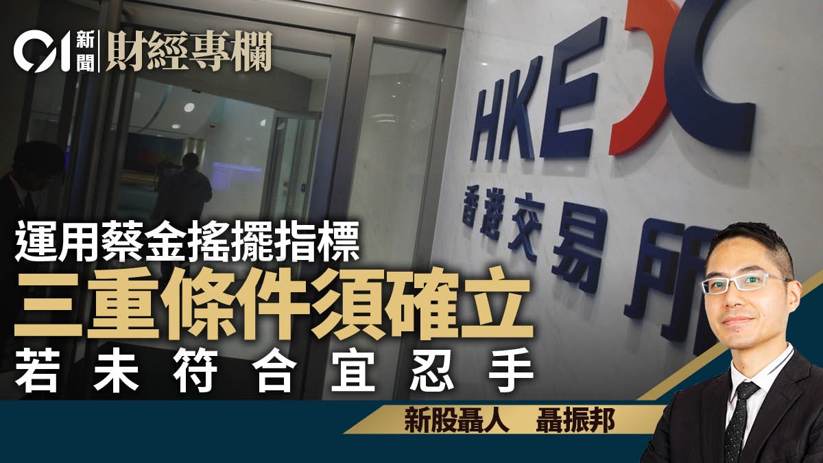 蔡金搖擺指標操作　當三重條件確立勝算增｜聶振邦
