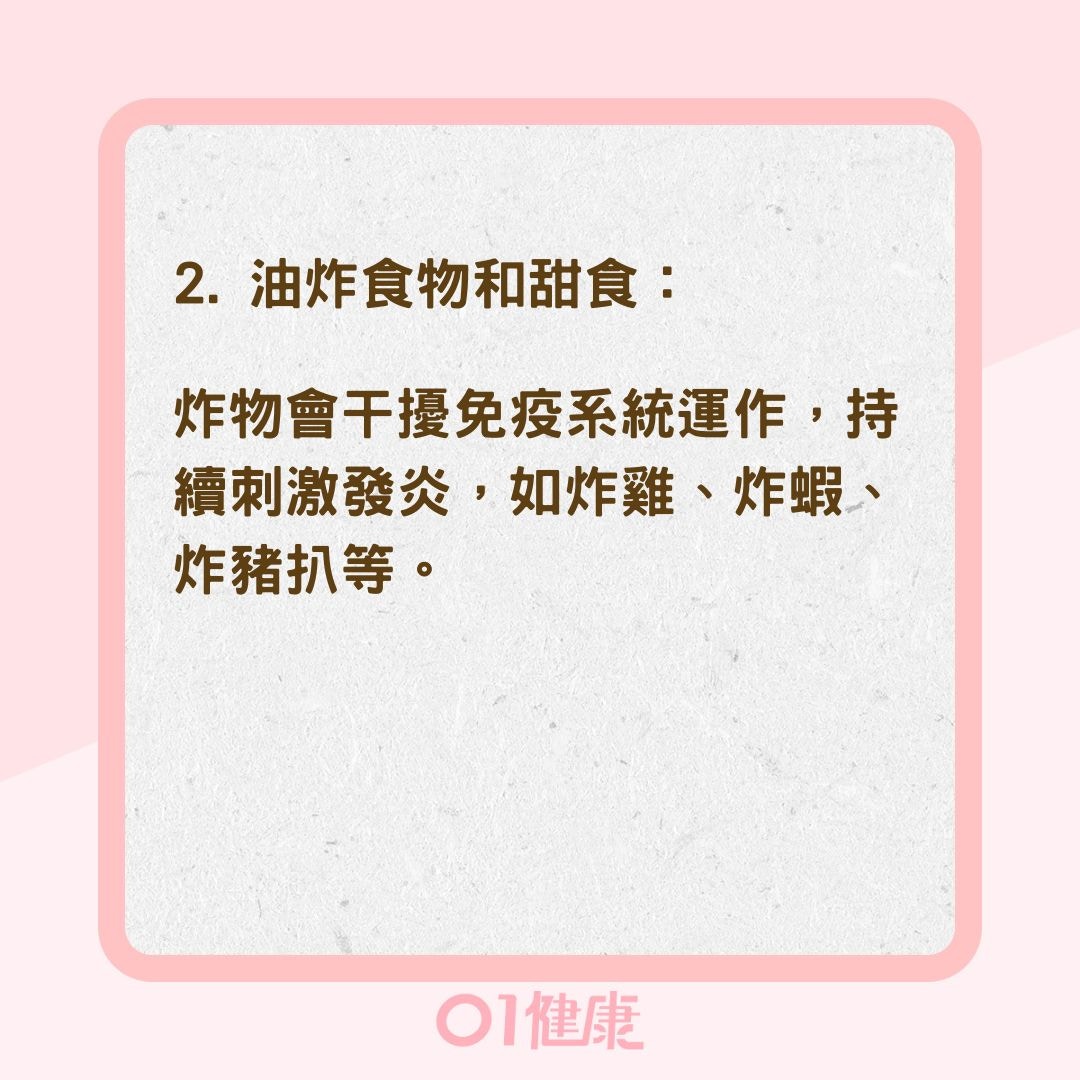 泌尿道發炎期要暫時忌口的食物（01製圖）