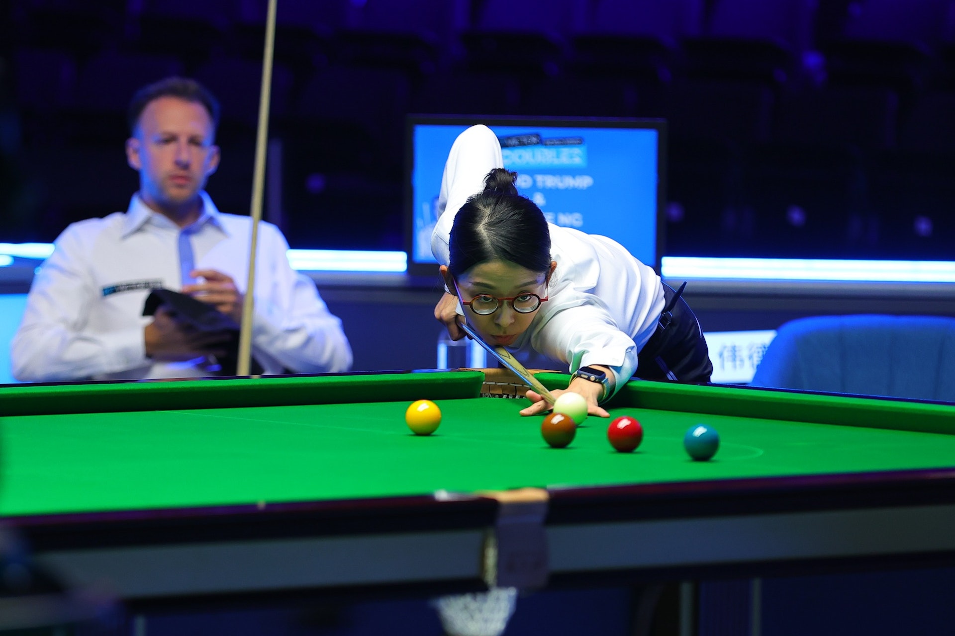 吳安儀於英國公開賽首圈以局數1:4不敵北愛爾蘭球手布朗。(World Snooker) 吳安儀於英國公開賽首圈以局數1:4不敵北愛爾蘭球手布朗。(World Snooker)