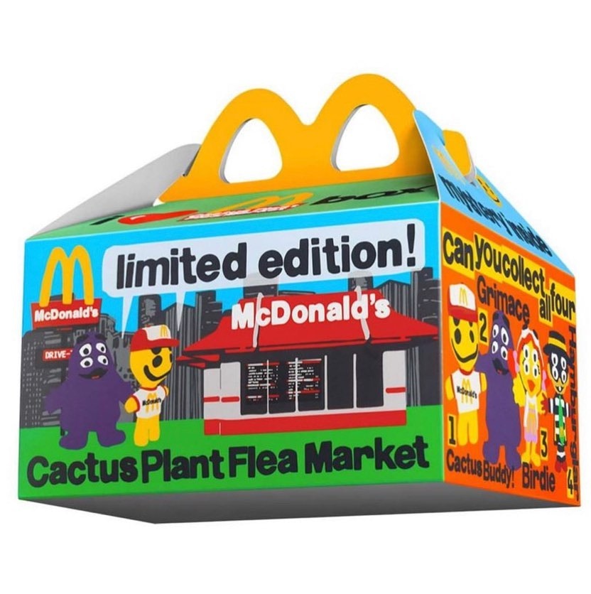 McDonald's聯乘CACTUS PLANT FLEA MARKET 四眼潮衫、玩具樣樣齊