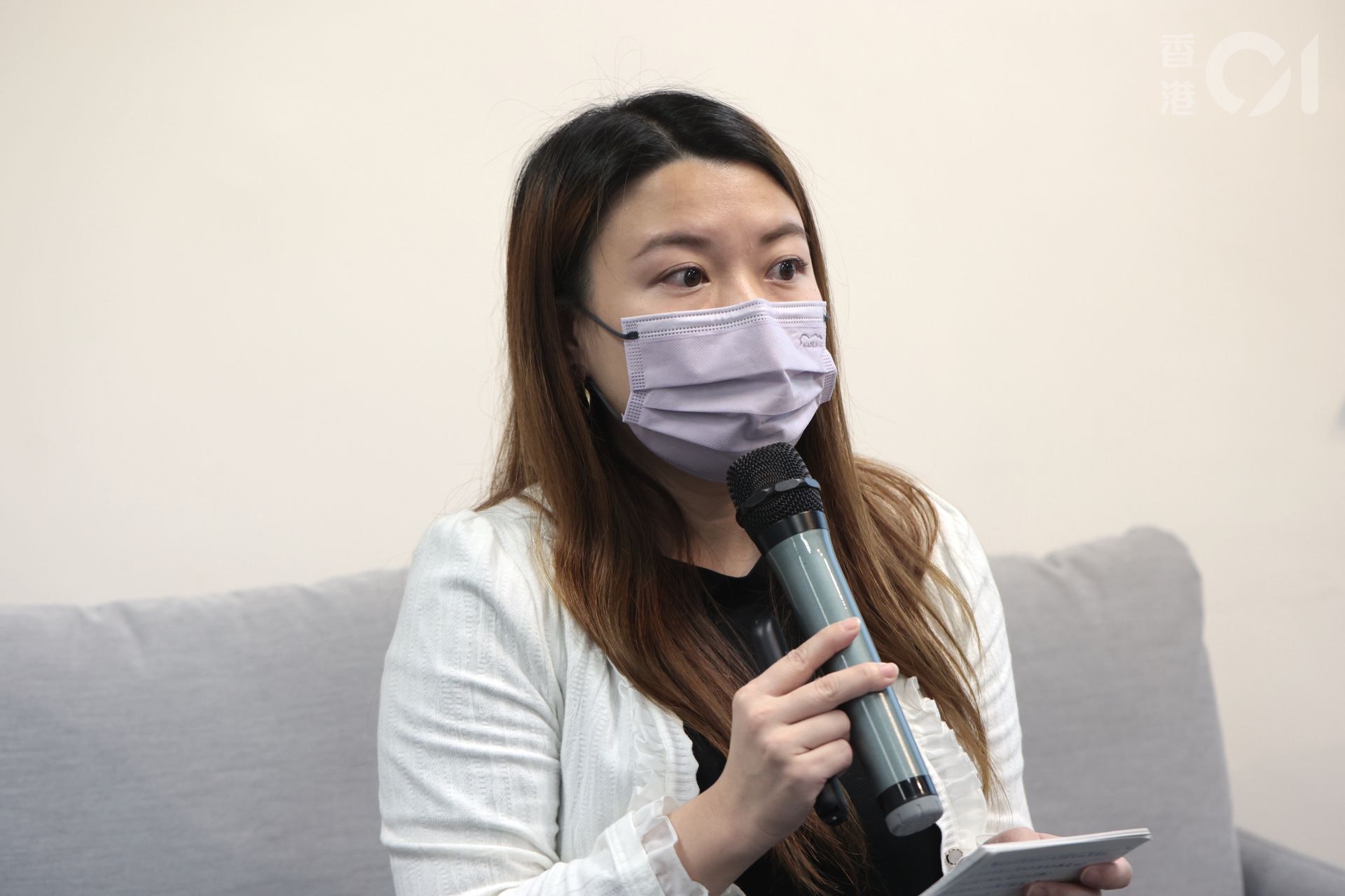 香港選擇性緘默協會創辦人兼會長鄭穎賢表示，關於「選緘症」的求助個案從疫情前一個月逾30宗，升至現時每個月逾50宗求助。（歐嘉樂攝/資料圖片）