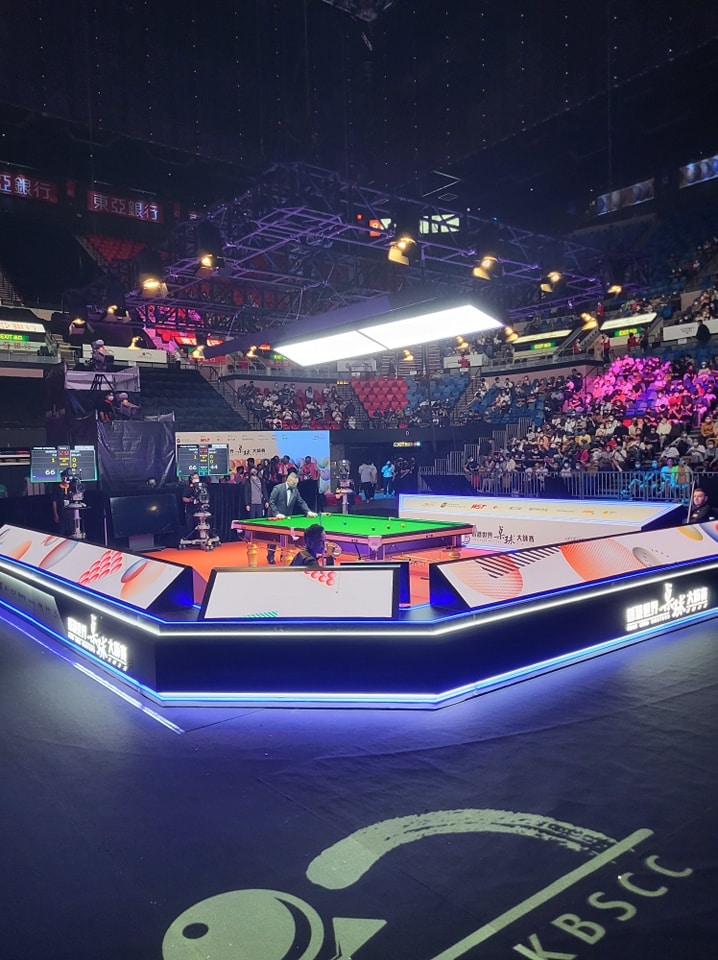 香港桌球大師賽 林鄭現身紅館撐傅家俊鄭泳舜 估計佢識睇