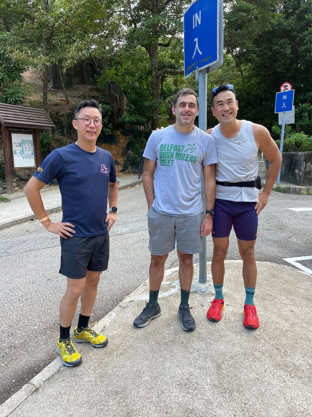 奧蘇利雲周四早上跑山，跑了金督馳馬徑。（Strava）