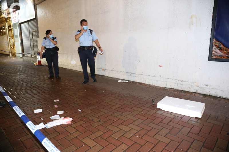 警員調查（陳永武攝）