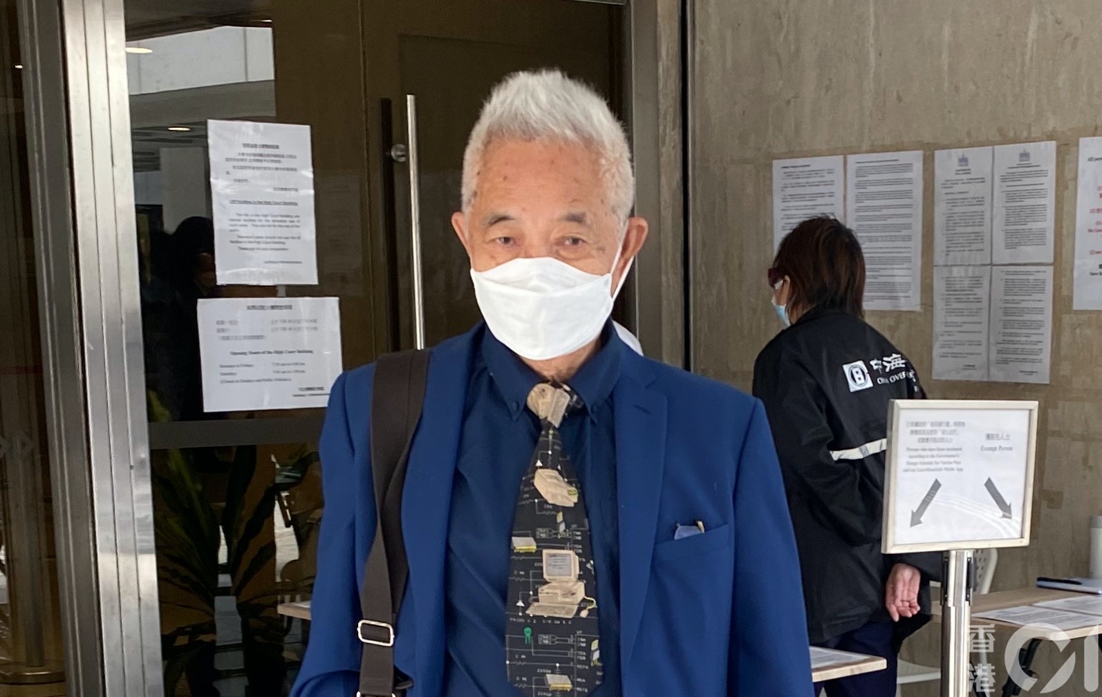 郭卓堅就2萬張問題免針紙提司法覆核。（資料圖片/朱棨新攝）