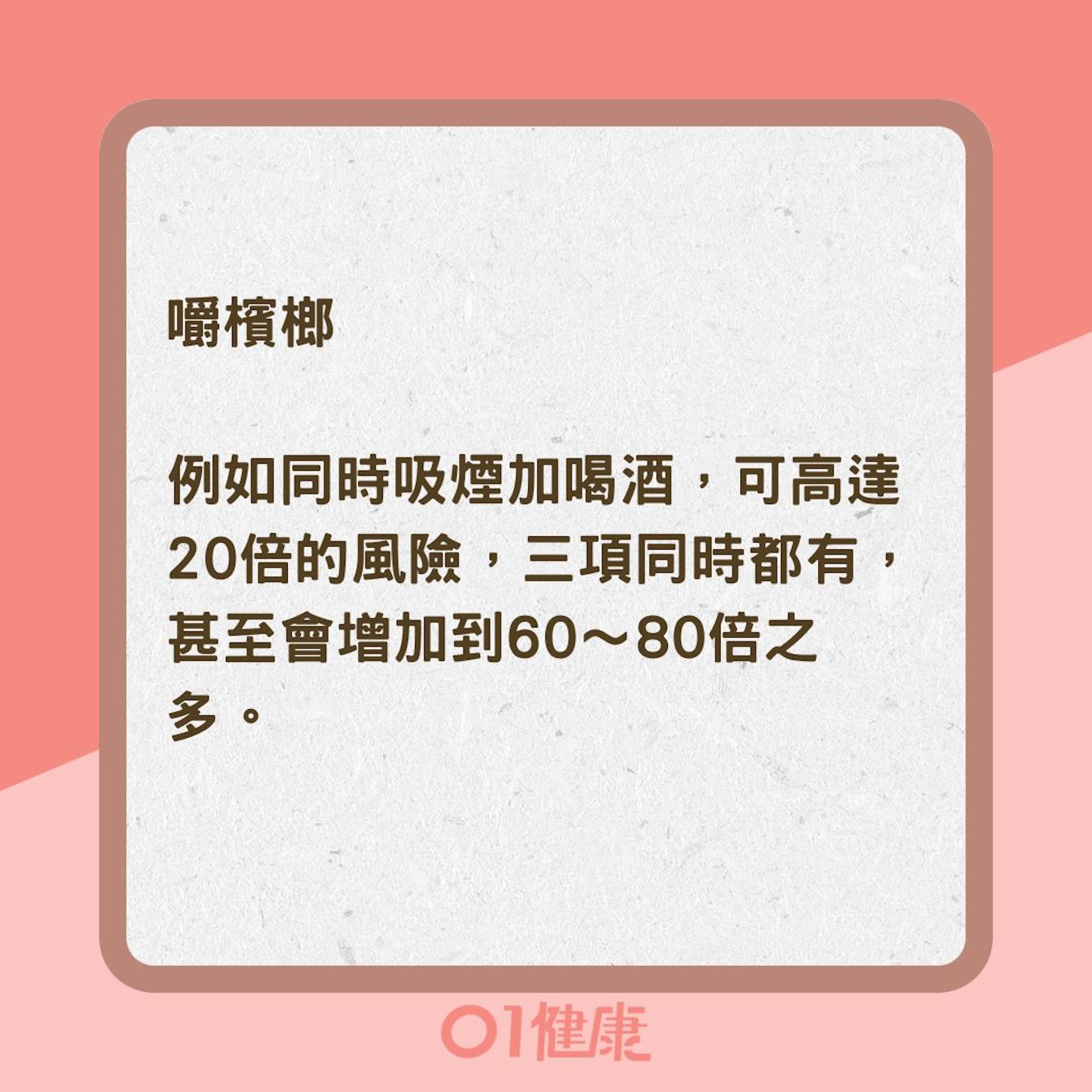 哪些人是食道癌高危險群？（01製圖 ）