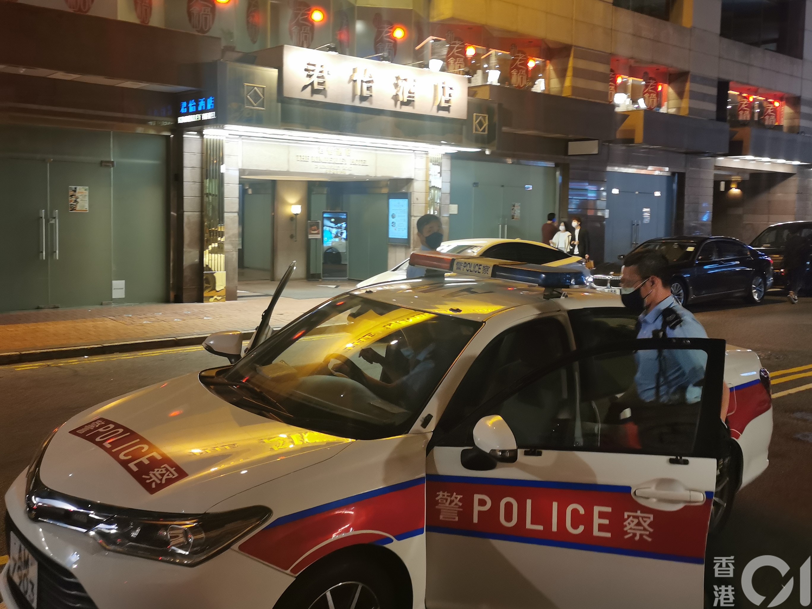 一名鳳姐在酒店房間內遇劫。（林振華攝)