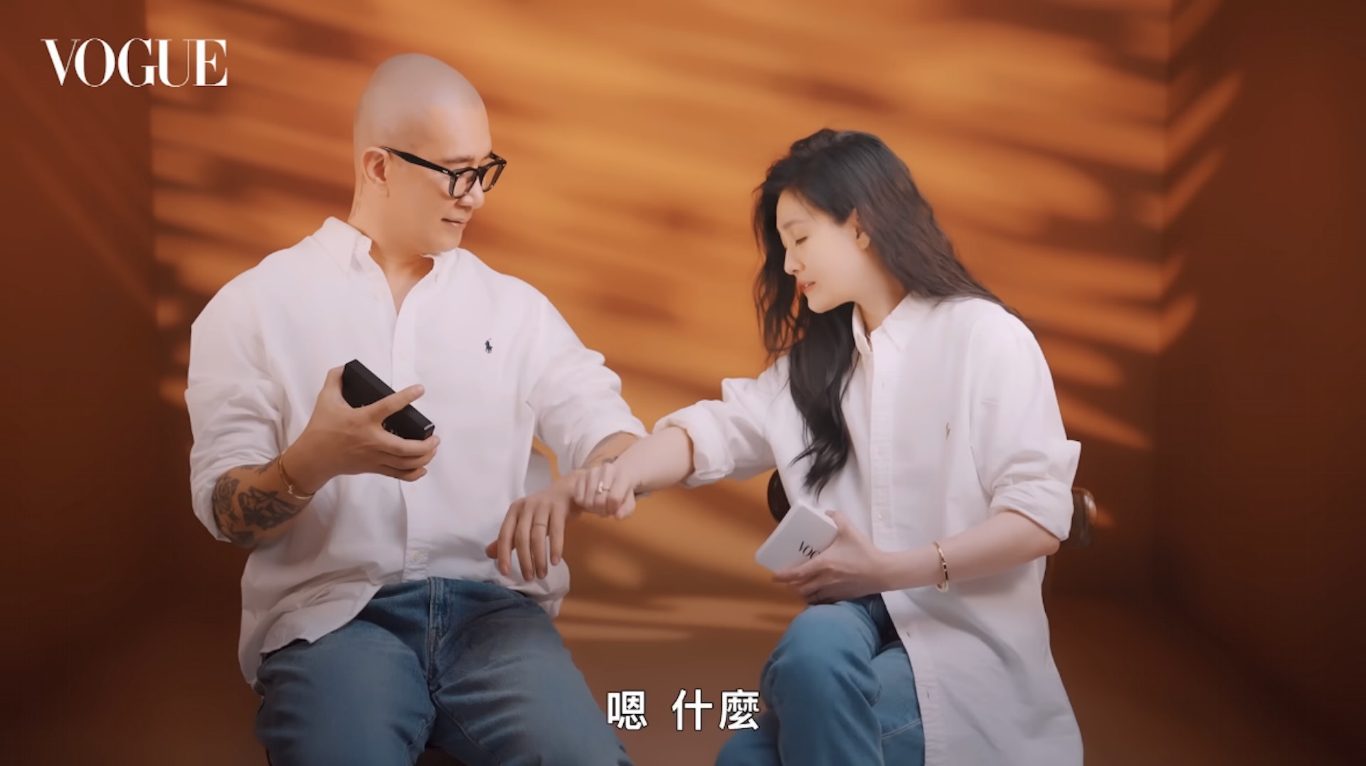 大S具俊曄受訪片段截圖(翻攝自Youtube@VOGUE Taiwan)