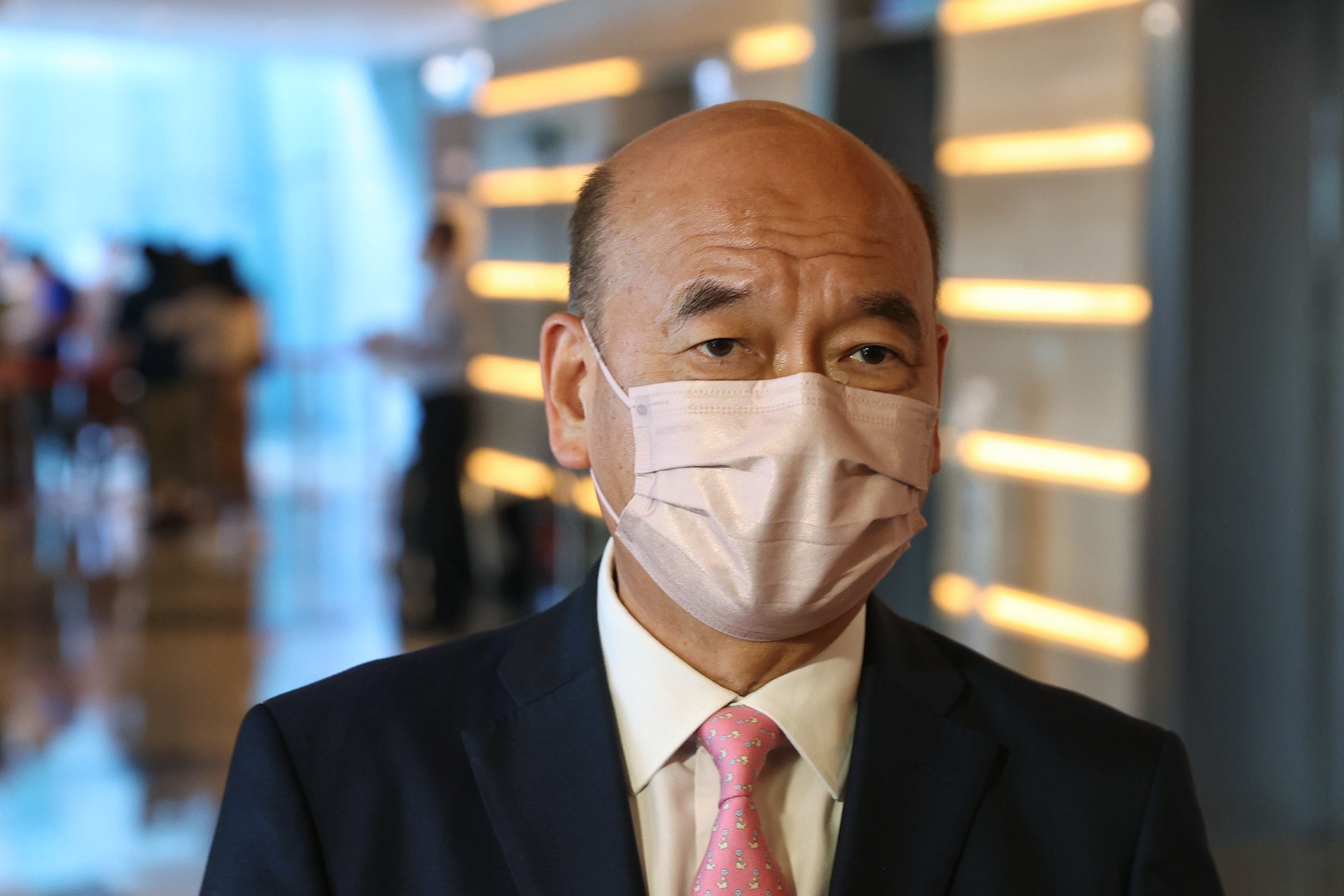 中原陳永傑指,現時九成買家仍然為香港本地剛需客。(張浩維攝) 中原陳永傑指,現時九成買家仍然為香港本地剛需客。(張浩維攝)